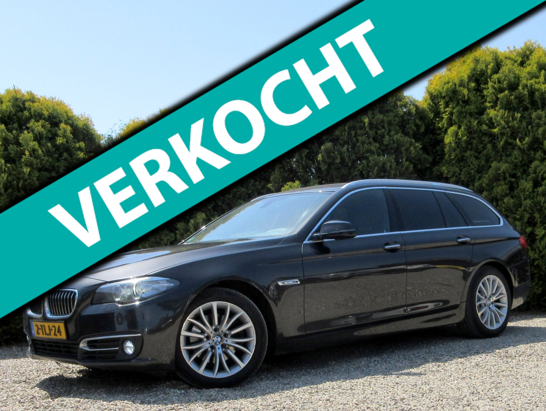 BMW 520d 520d Luxury Ed. Automaat * Leder * Navi * Cruise * 2014 - voorkant