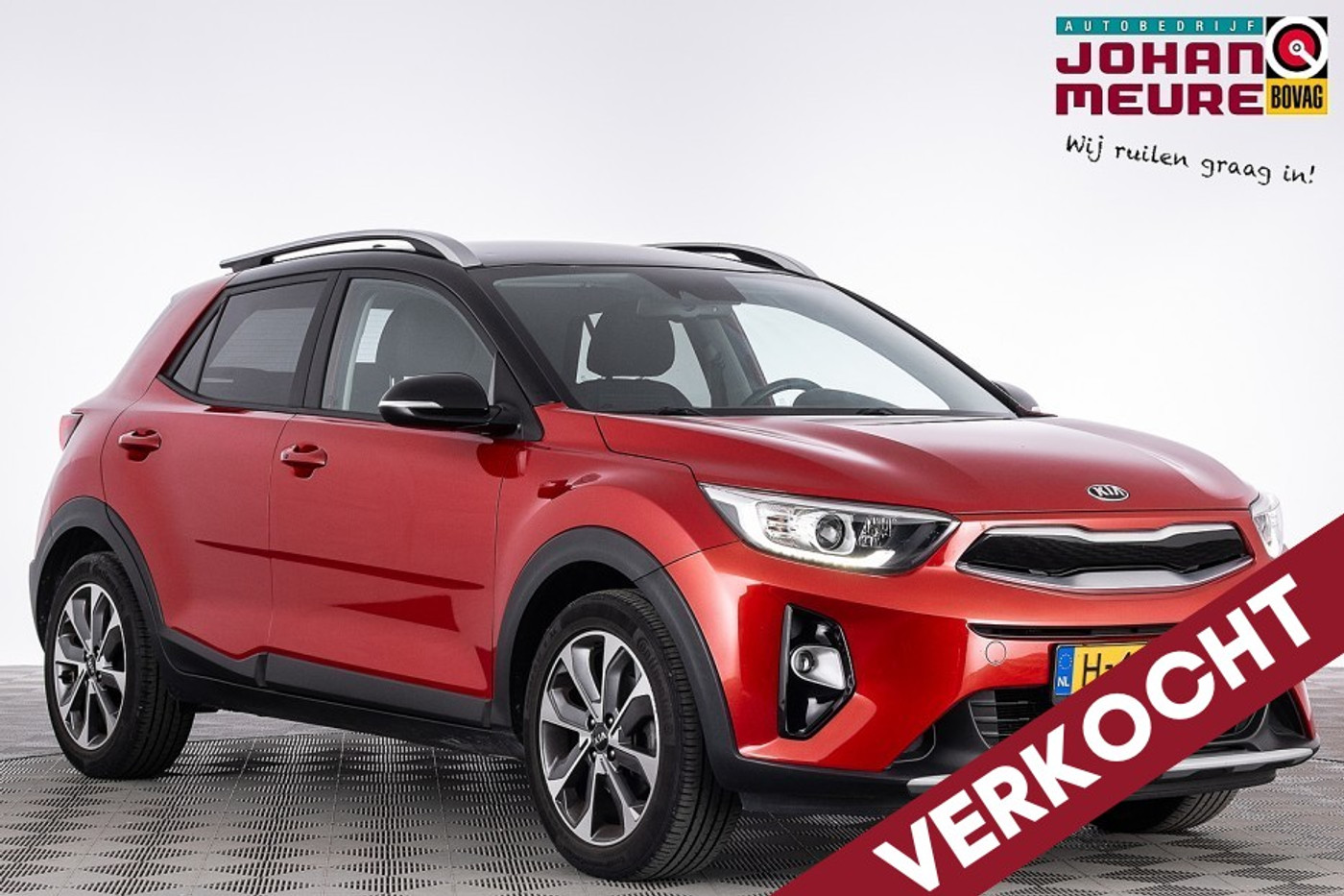Kia Stonic 1.0 T-GDi DynamicPlusLine ✅ 1e Eigenaar . 2020 - voorkant