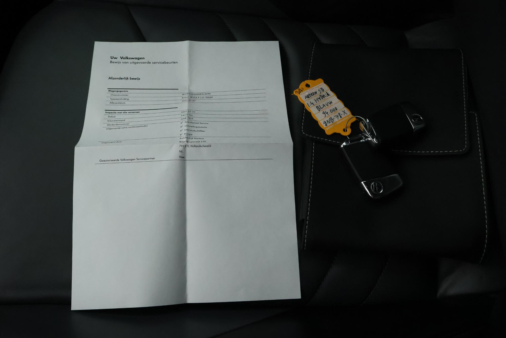 Foto van Volkswagen Arteon