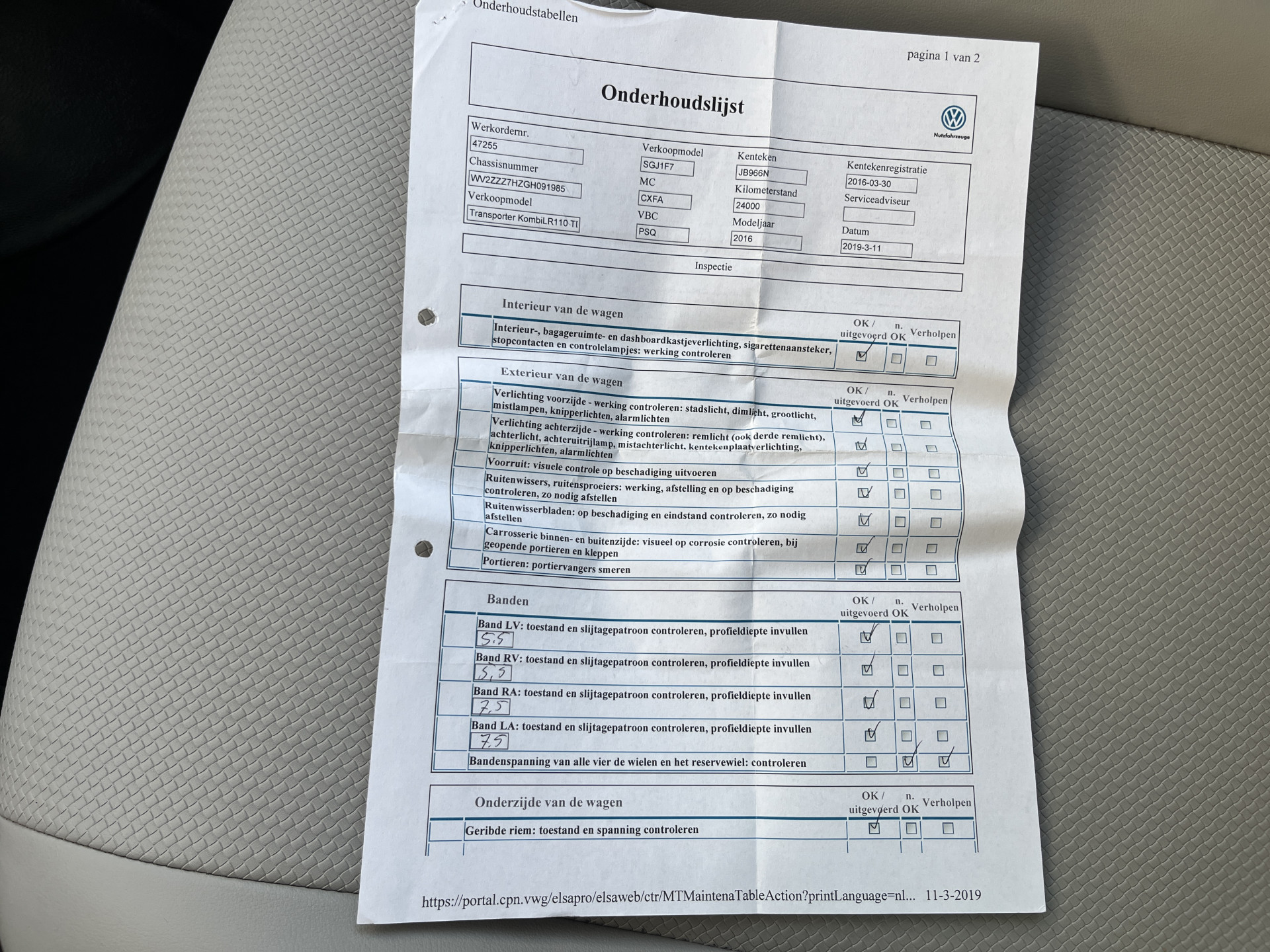 Foto van Volkswagen Kombi