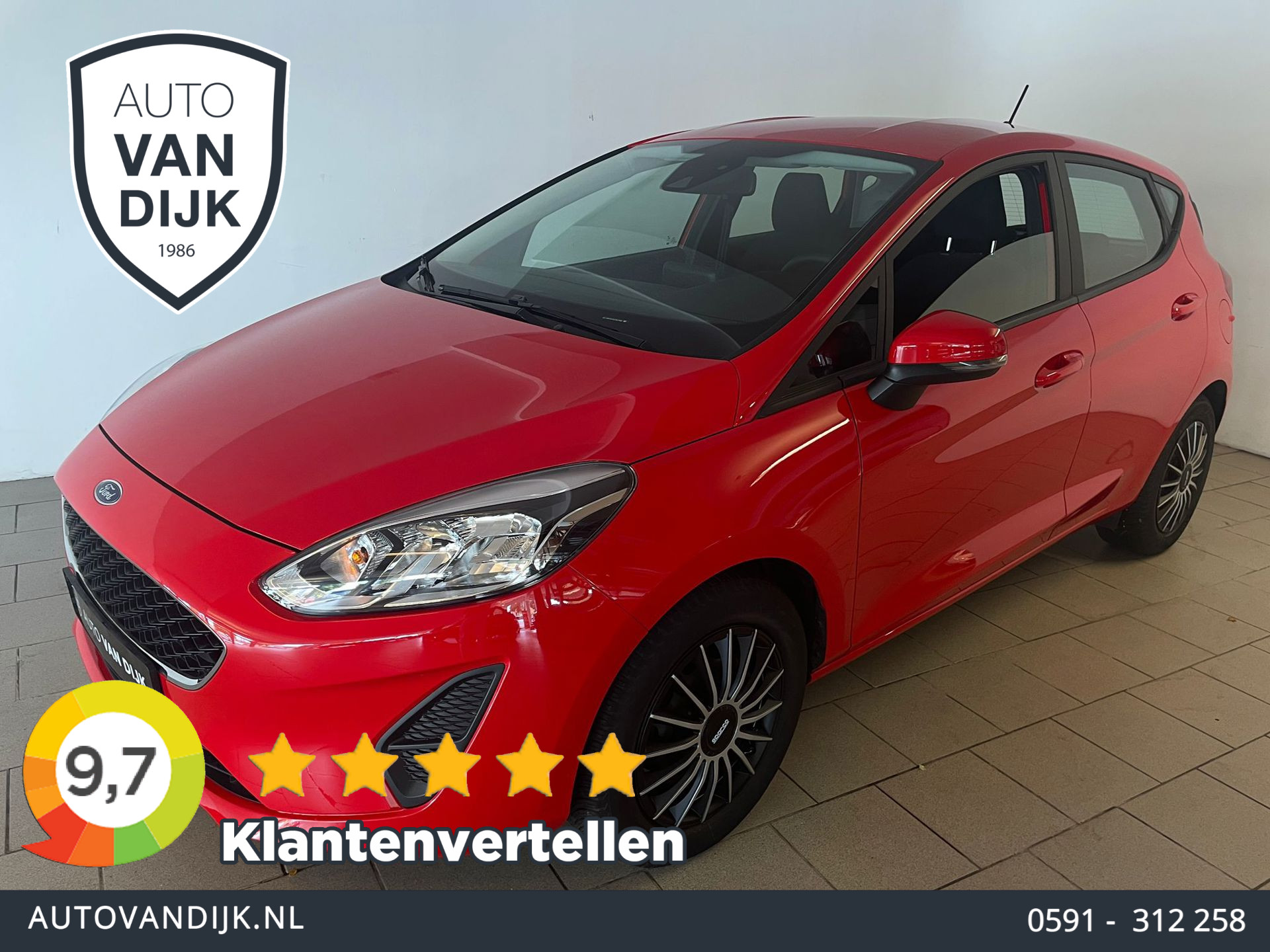Ford Fiesta 1.0 EcoBoost Connected 2021 - voorkant