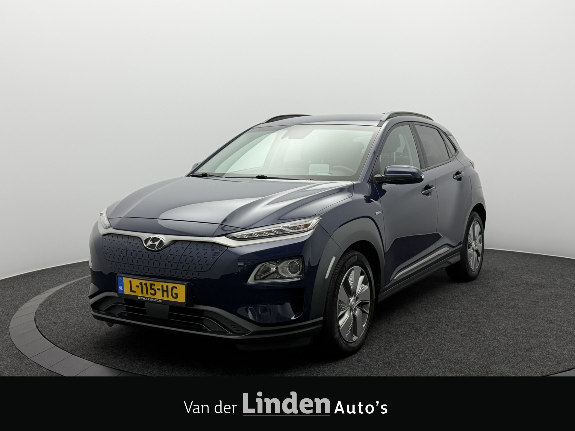 Hyundai Kona EV Fashion 64 kWh 3-Fase SOH 96,6% | Warmtepomp | Camera | Navigatie | Head-Up Display 2021 - voorkant