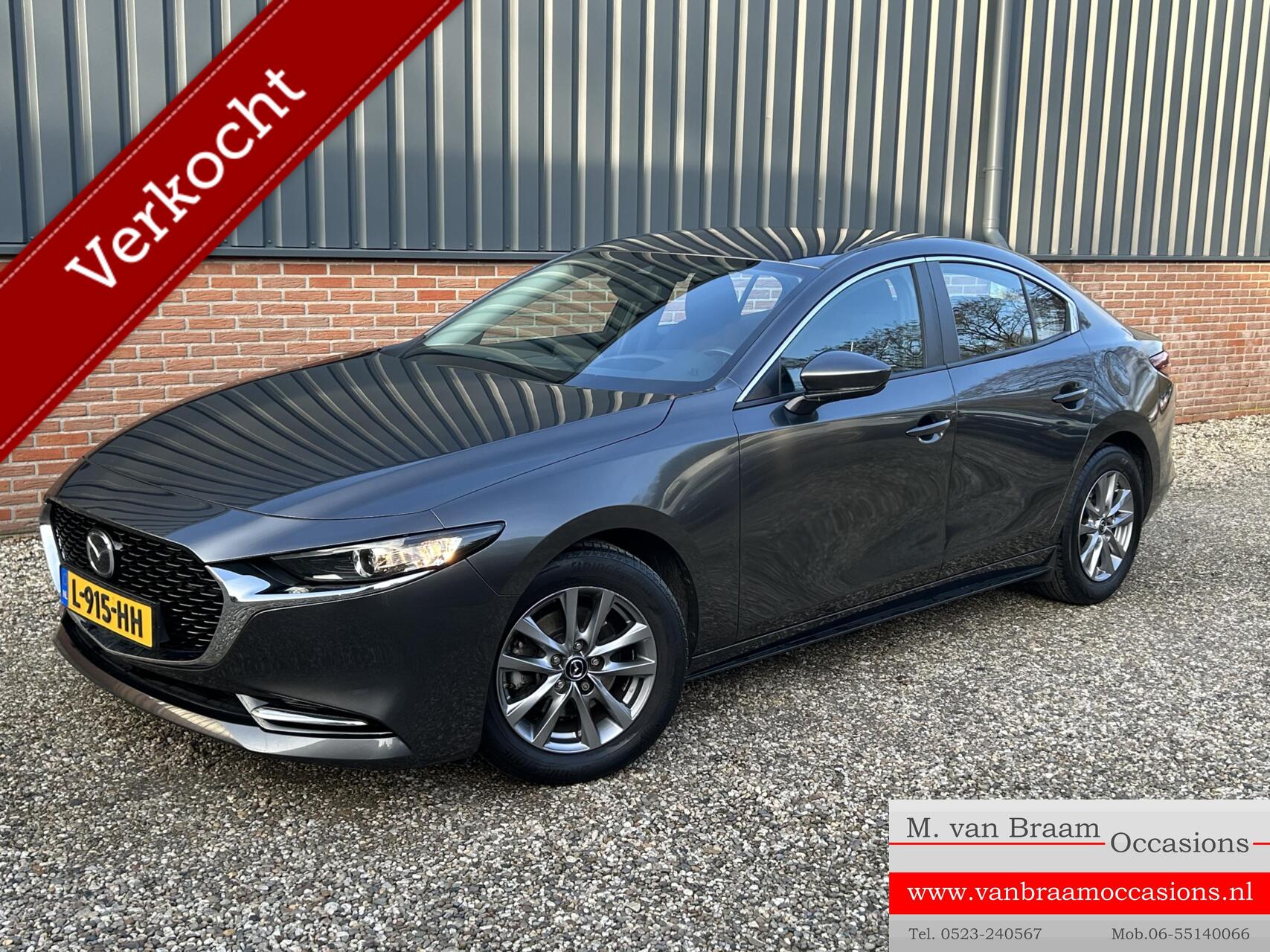 Mazda 3 2.0 e-SkyActiv-X M Hybrid 186PK Trekhaak 2021 - voorkant