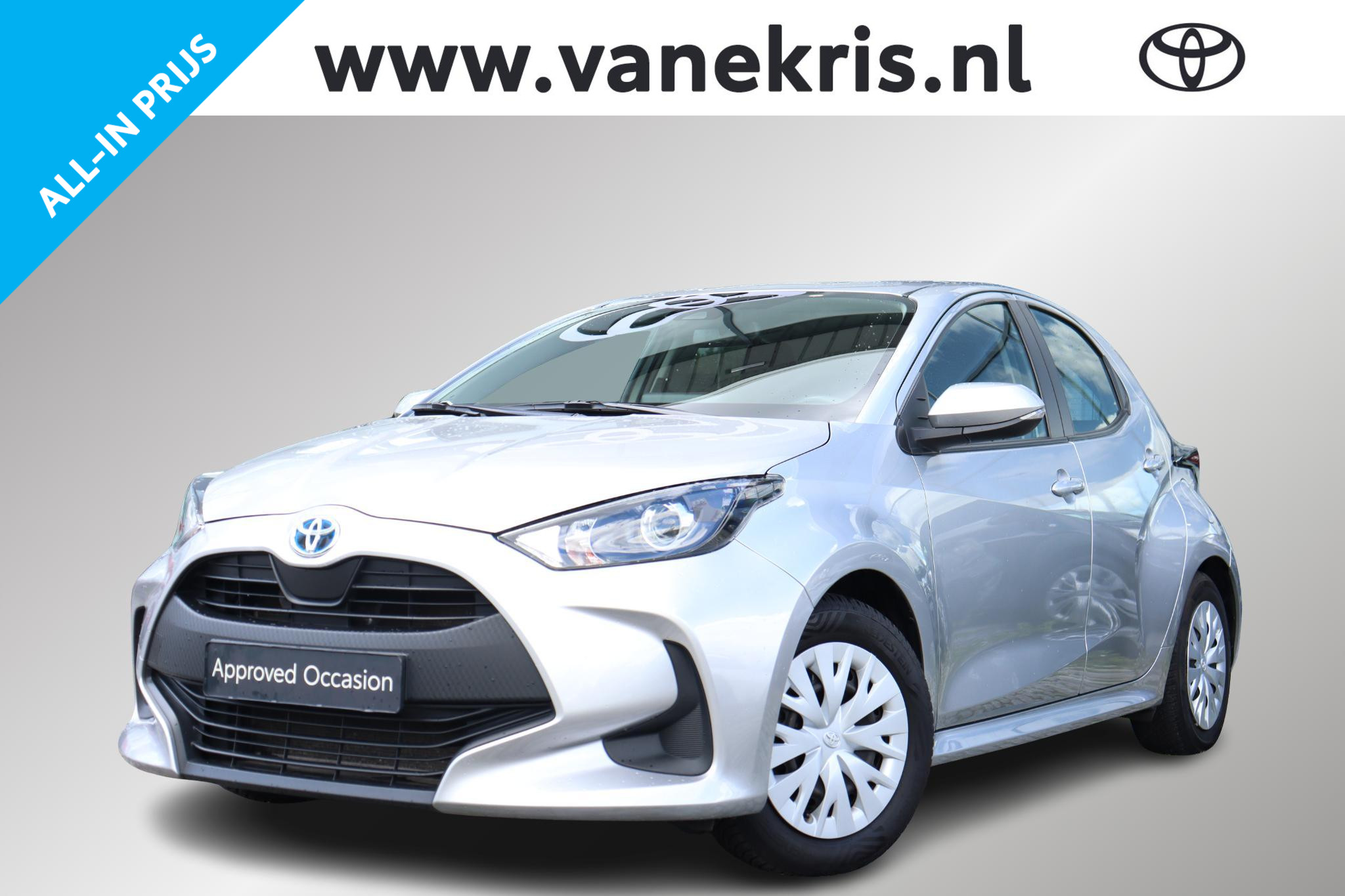 Toyota Toyota Yaris 1.5 Hybrid Active, Adaptieve cruise control, 2022 - voorkant