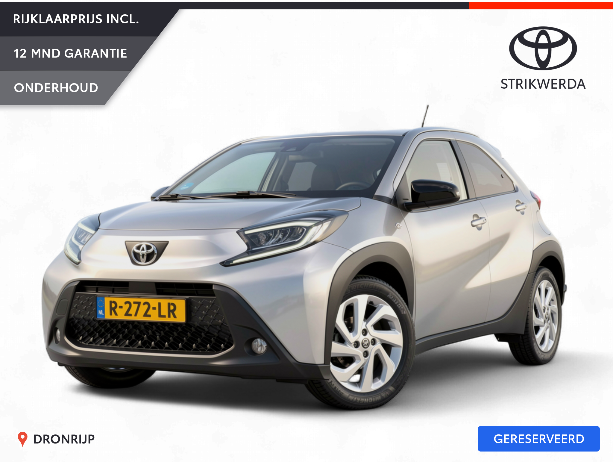 Toyota Toyota Aygo X 1.0 VVT-i S-CVT first 2022 - voorkant