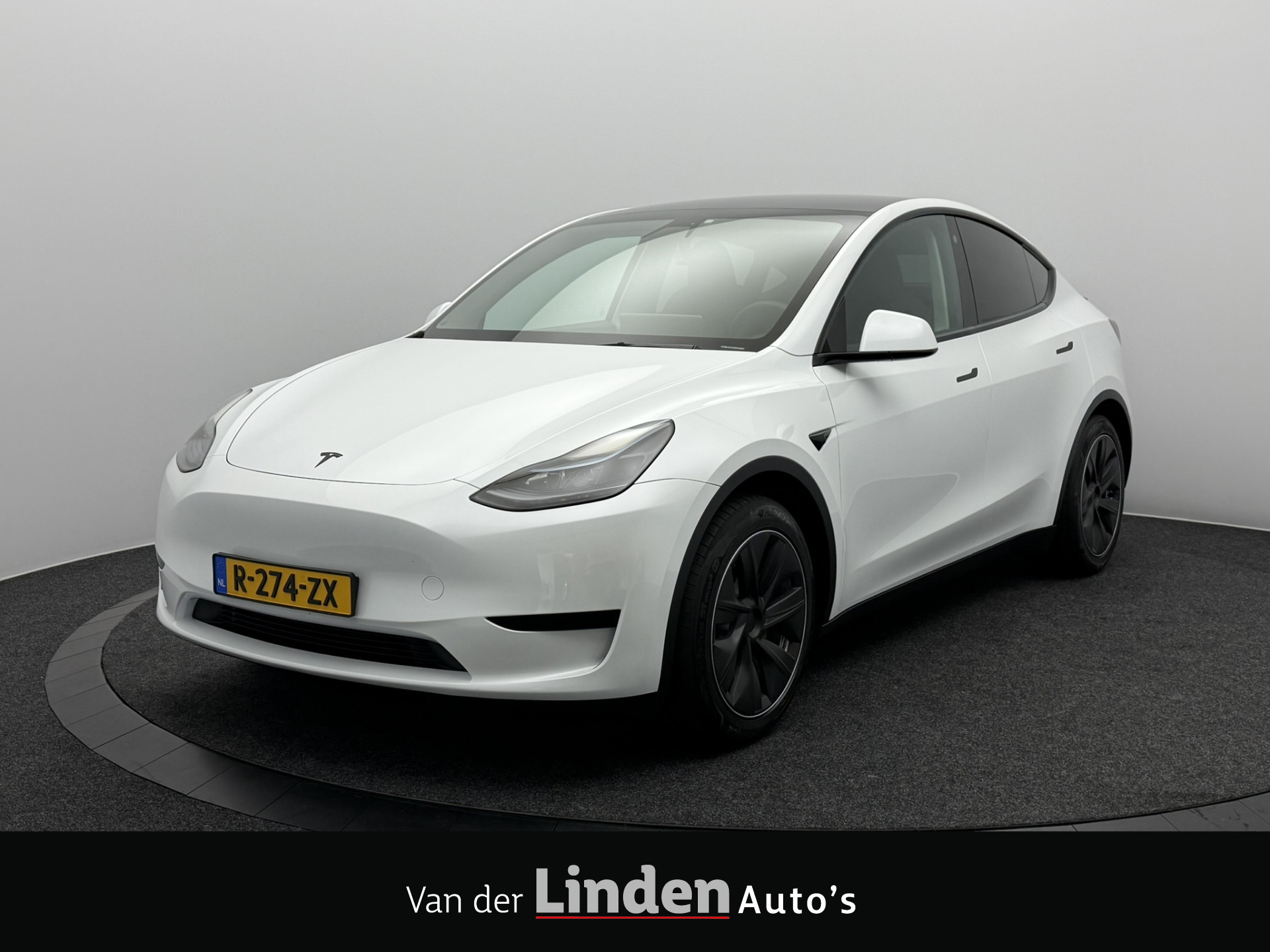 Tesla Model Y RWD 58 kWh SOH 94,6% | Afneembare Trekhaak | Warmtepomp | Parelmoer Wit 2022 - voorkant