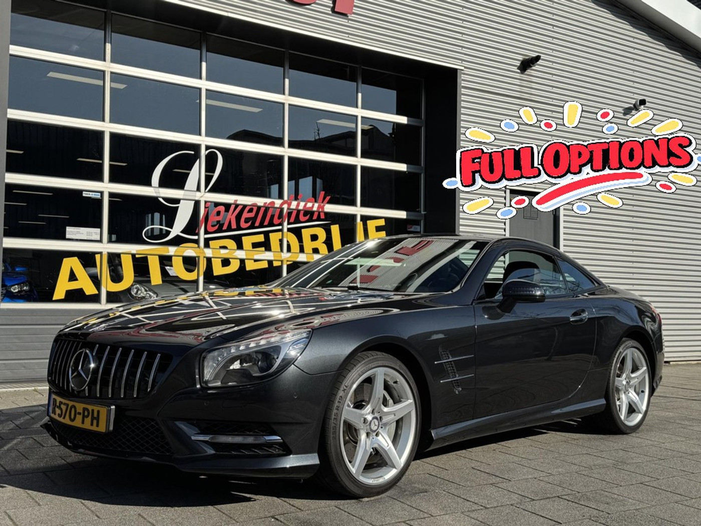 Mercedes-Benz Sl-klasse 350 - Panorama dak I Navigatie I Leer I 53.000 KM I NIEUW STAAT I Dealer onderhouden 2014 - voorkant