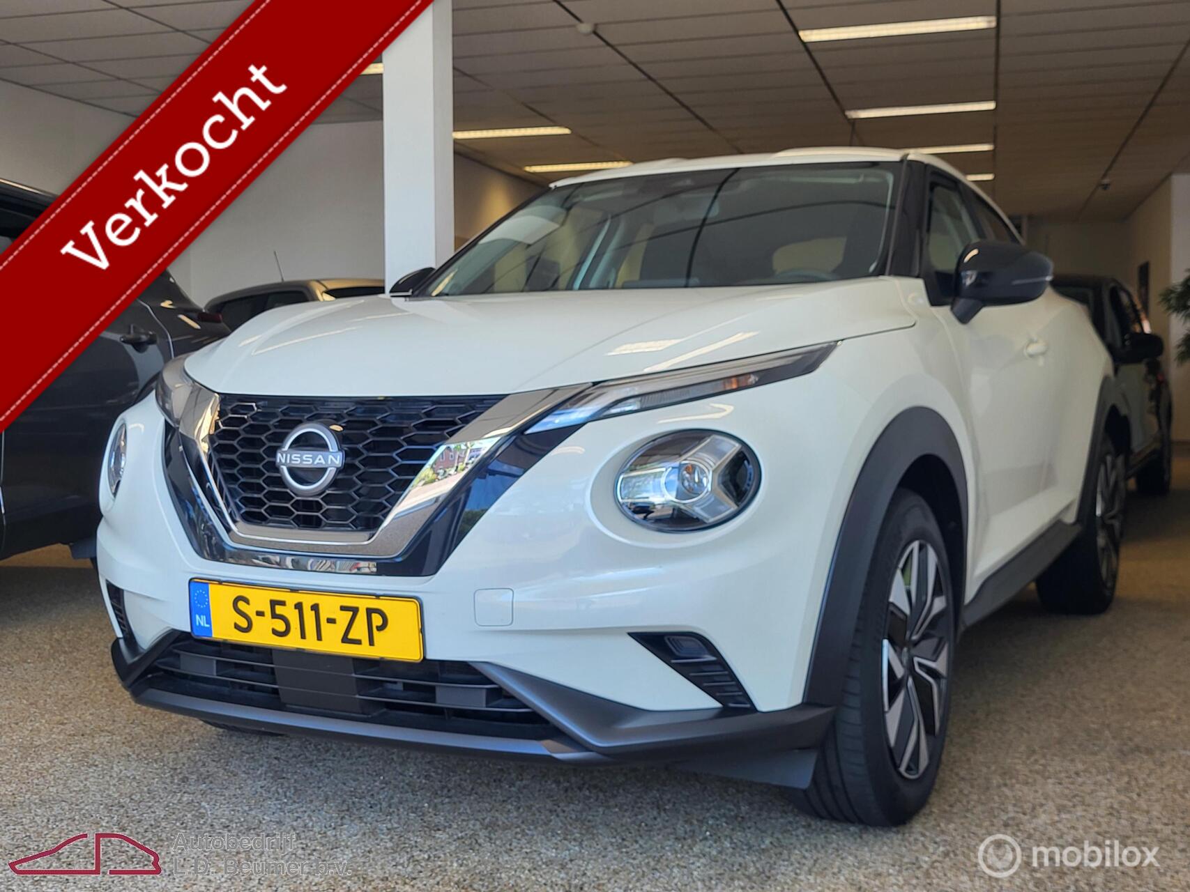 Nissan Nissan Juke 1.0 DIG-T Acenta *NL, 1e EIG, ANDROID NAVI, CAMERA, RIJKLAARPRIJS!* 2023 - voorkant