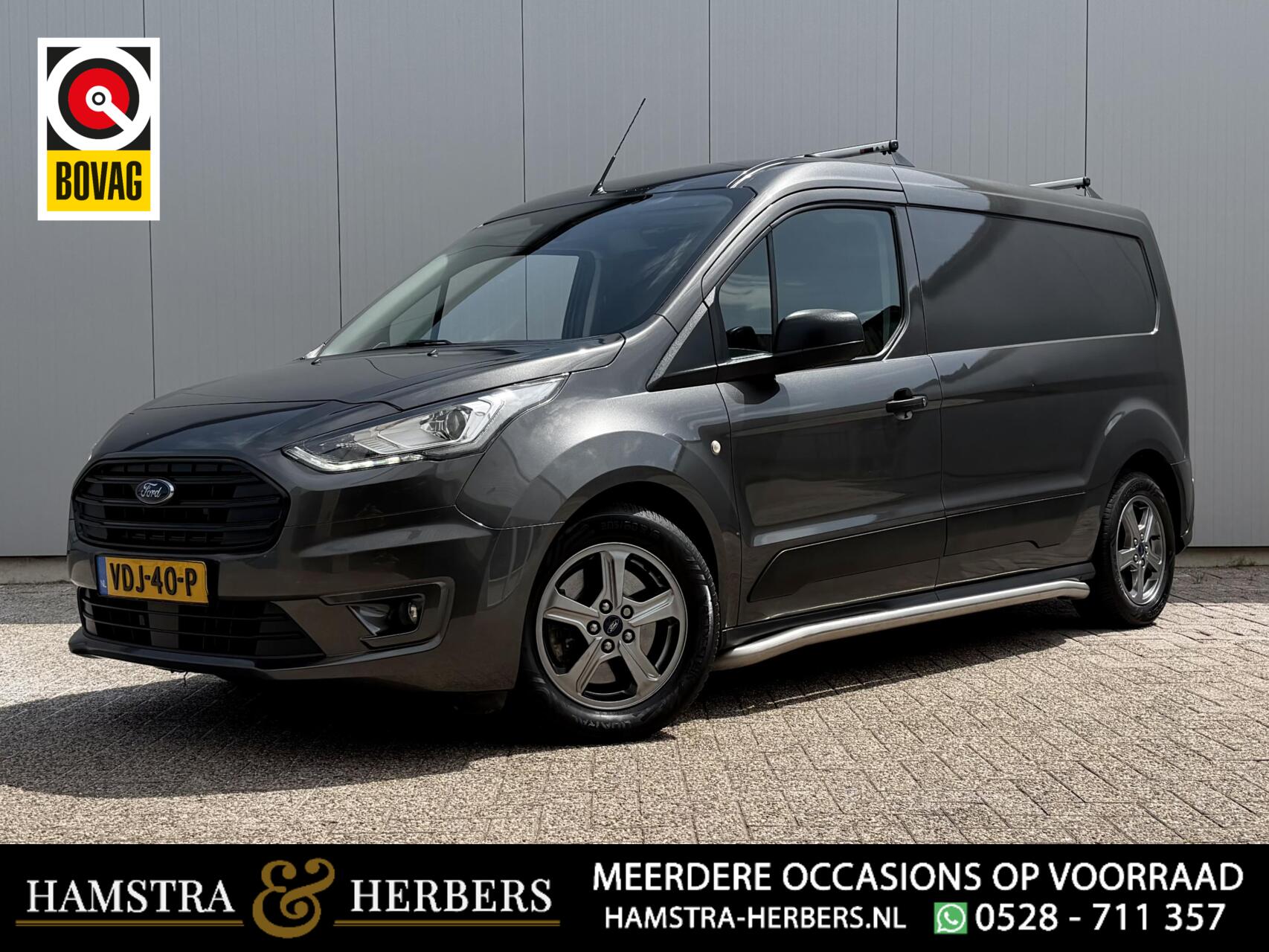 Ford Transit Connect 1.5 EcoBlue L2 Trend antraciet automaat 2020 - voorkant