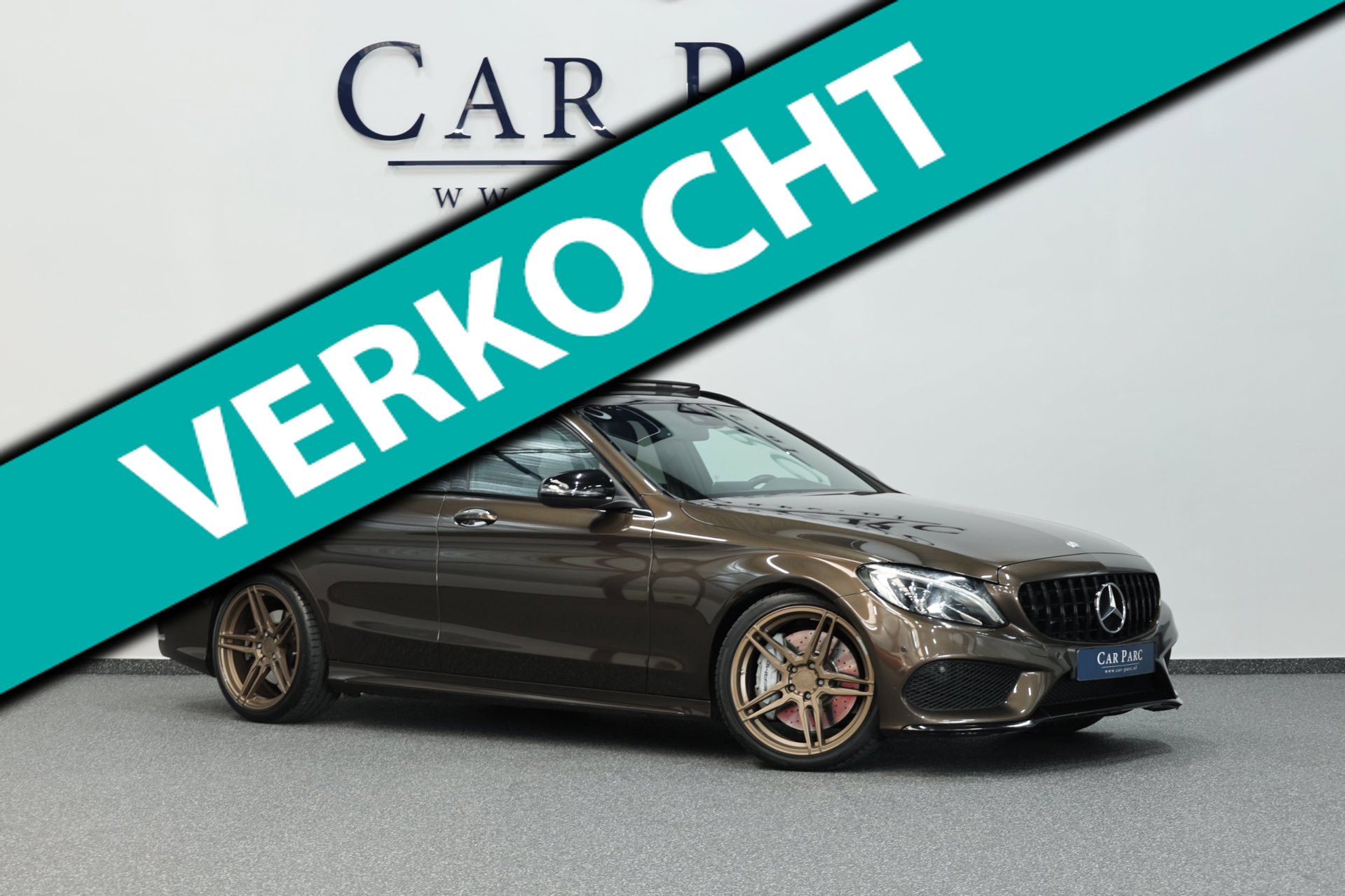 Mercedes-Benz AMG C 43 AMG 43 4MATIC 367+PK LED/PANORAMADAK/HALF LEDER+S.VERWARMING/19" LMV/CAM/CRUISE/ECC/12 MND GARANTIE! 2016 - voorkant