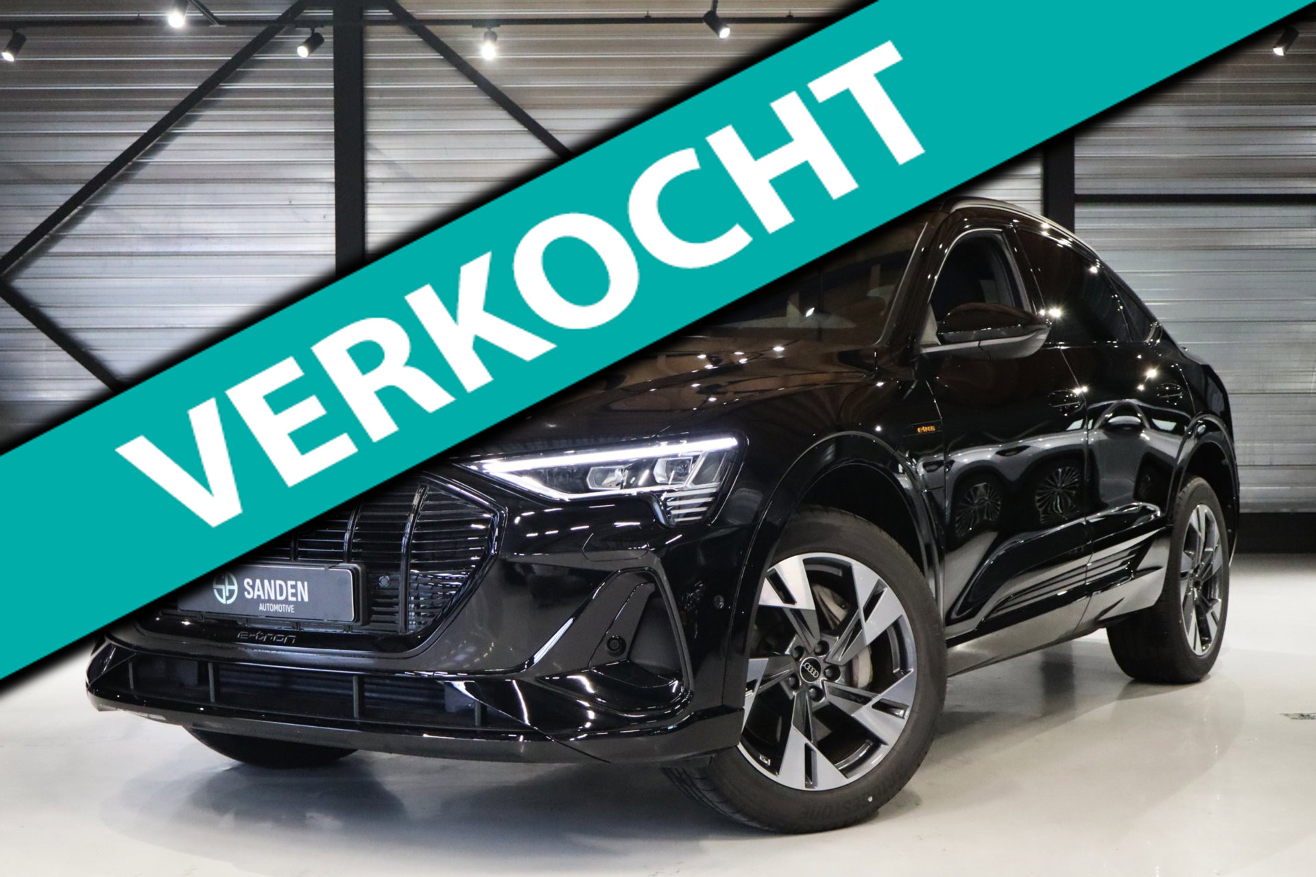Audi E-tron Sportback 55 quattro Sportback S Line 408PK|Automaat|Led|Black Style|Adaptive cruise|Camera|Virtual Cockpit|20 inch 2022 - voorkant