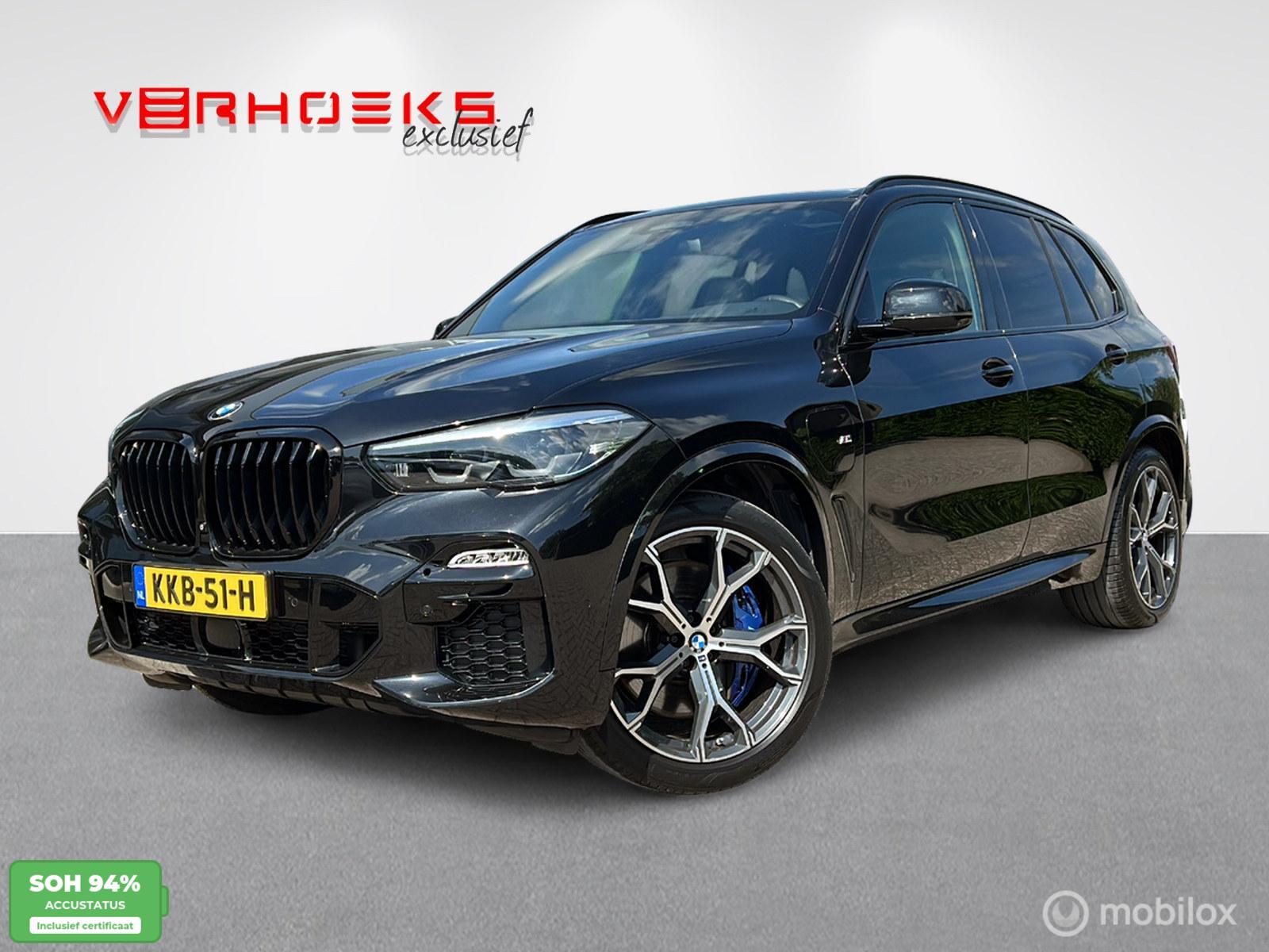 BMW X5 xDrive45e High Executive M-Sport/Pano/HUD/Harman K. 2021 - voorkant