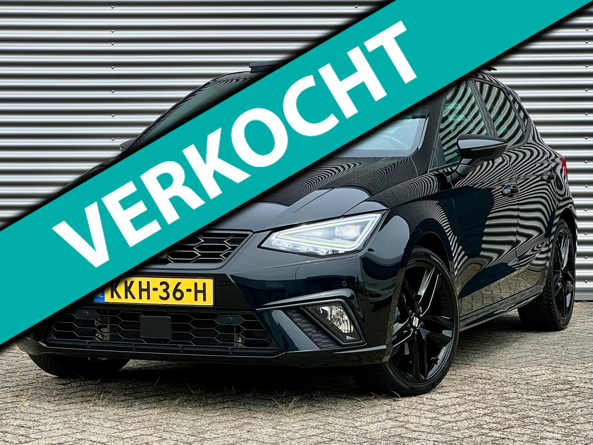 Seat Ibiza 1.0 EcoTSI FR Black Edition DSG | Panorama | Virtual Cockpit | Navigatie | LED | 18 Inch 2023 - voorkant