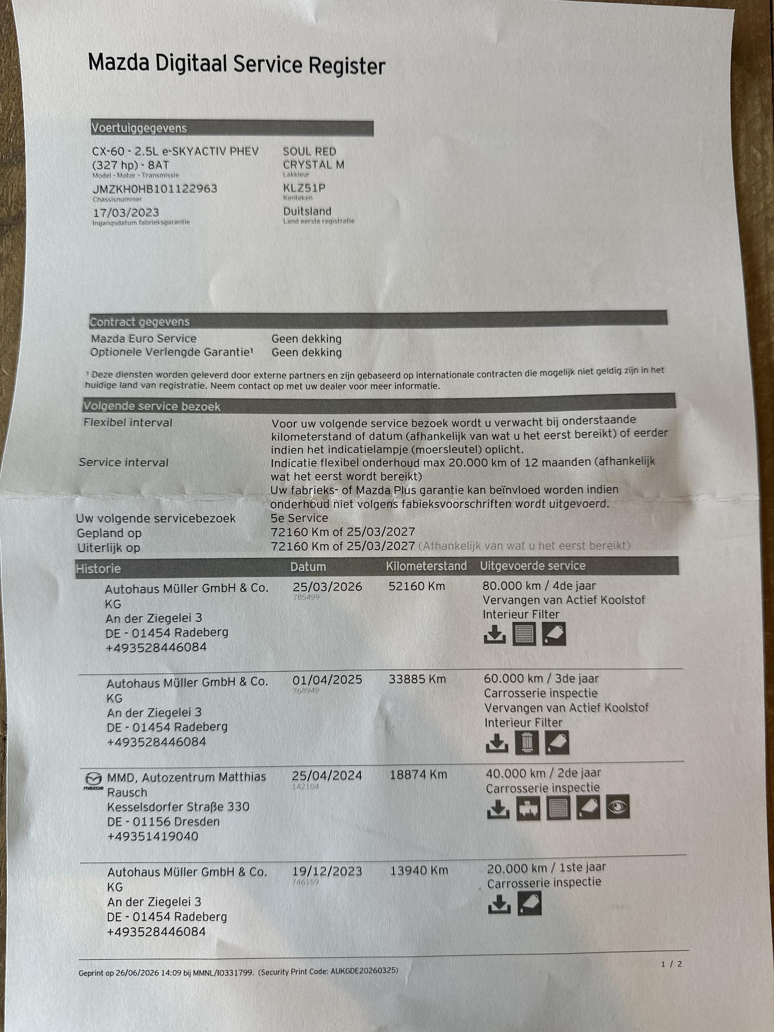 Foto van Mazda Cx-60