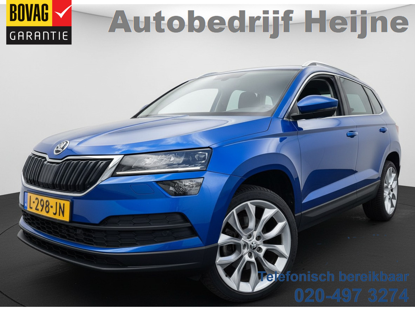 Skoda Karoq 1.5 TSI 150PK ACT BUSINESS EDITION PLUS 2021 - voorkant