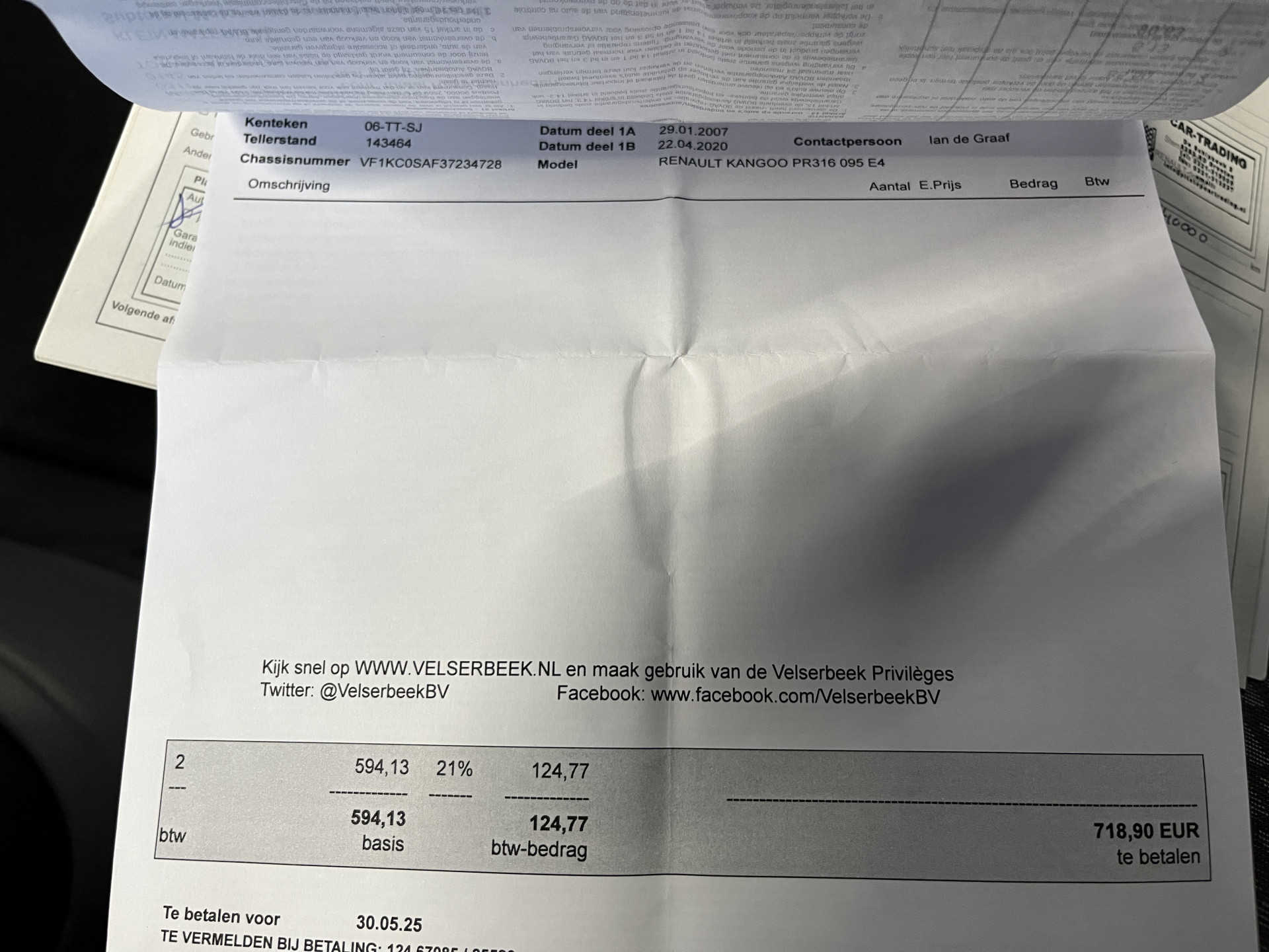 Foto van Renault Kangoo