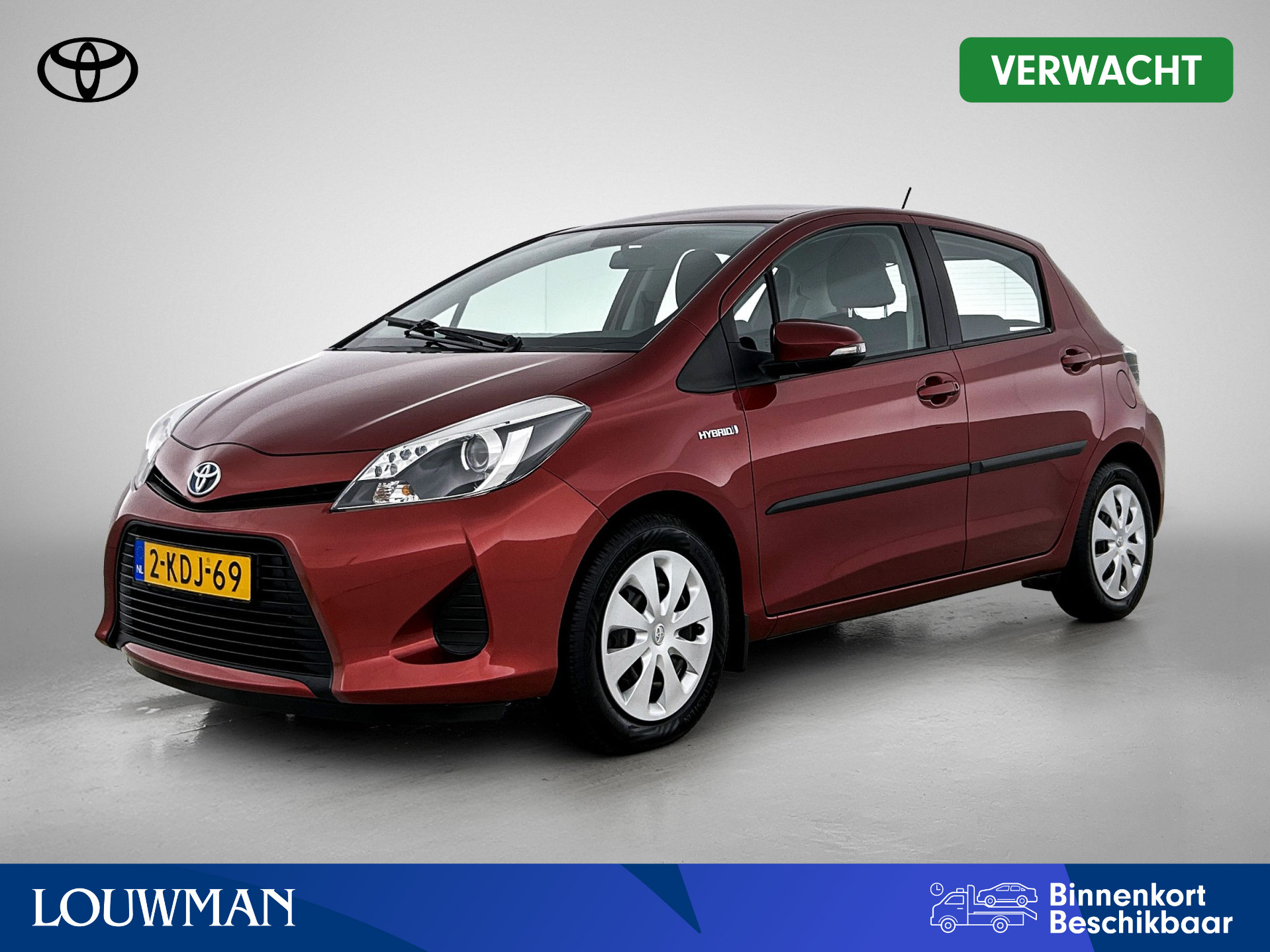 Toyota Toyota Yaris Hybrid 1.5 Full Hybrid Aspiration 2013 - voorkant