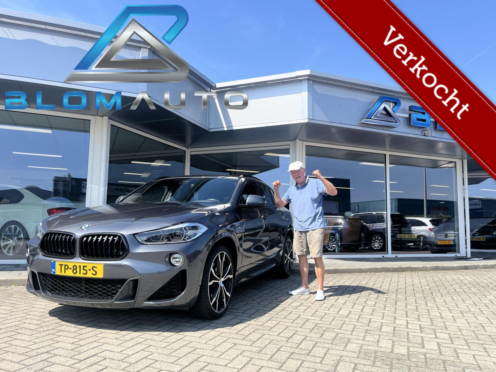 BMW X2 Sdrive20i M-SPORT 20i 4CILINDER 192PK LEDER+LED+STOELVERWARMING 2018 - voorkant