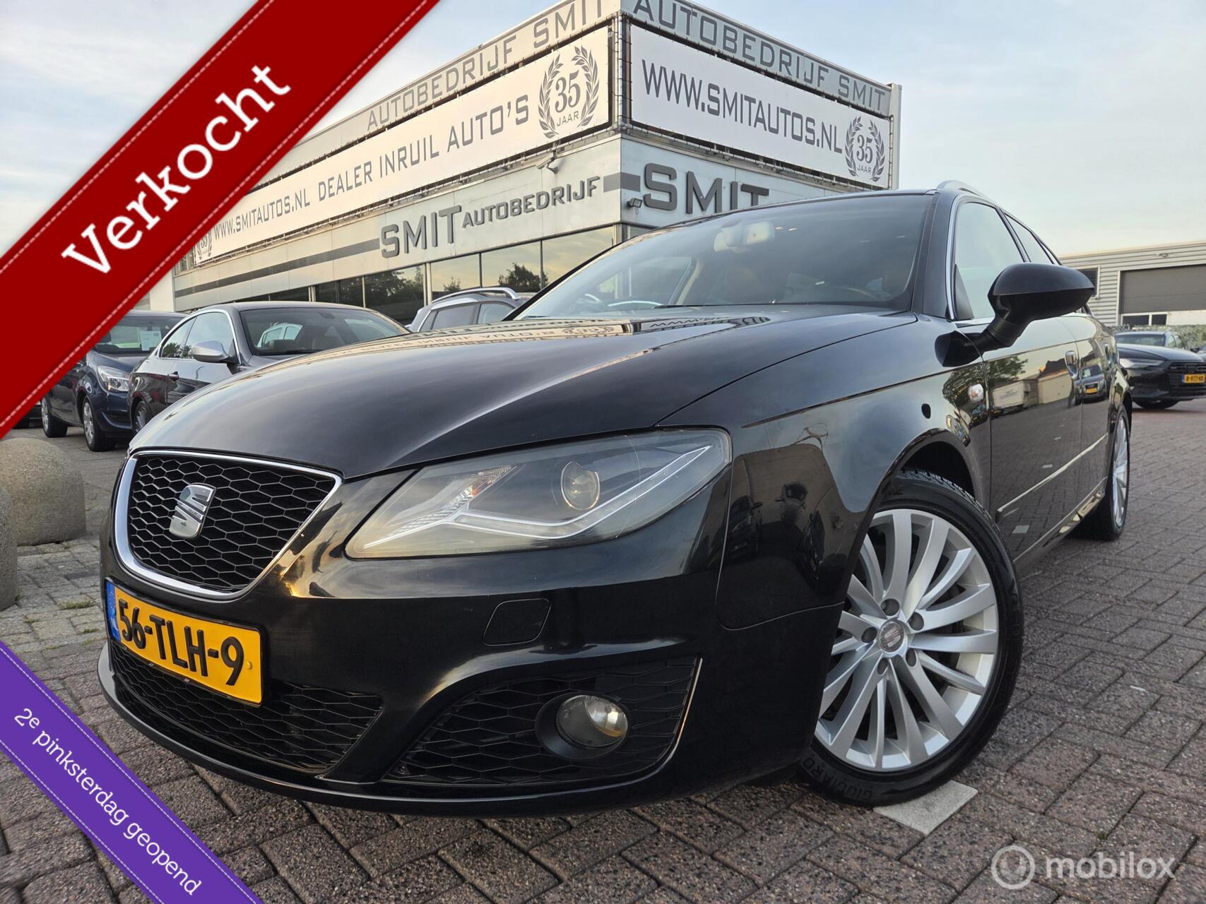 Seat Exeo ST 2.0 TSI Sport 211PK/Leder/Nav/Xenon/Dealerond. 2012 - voorkant