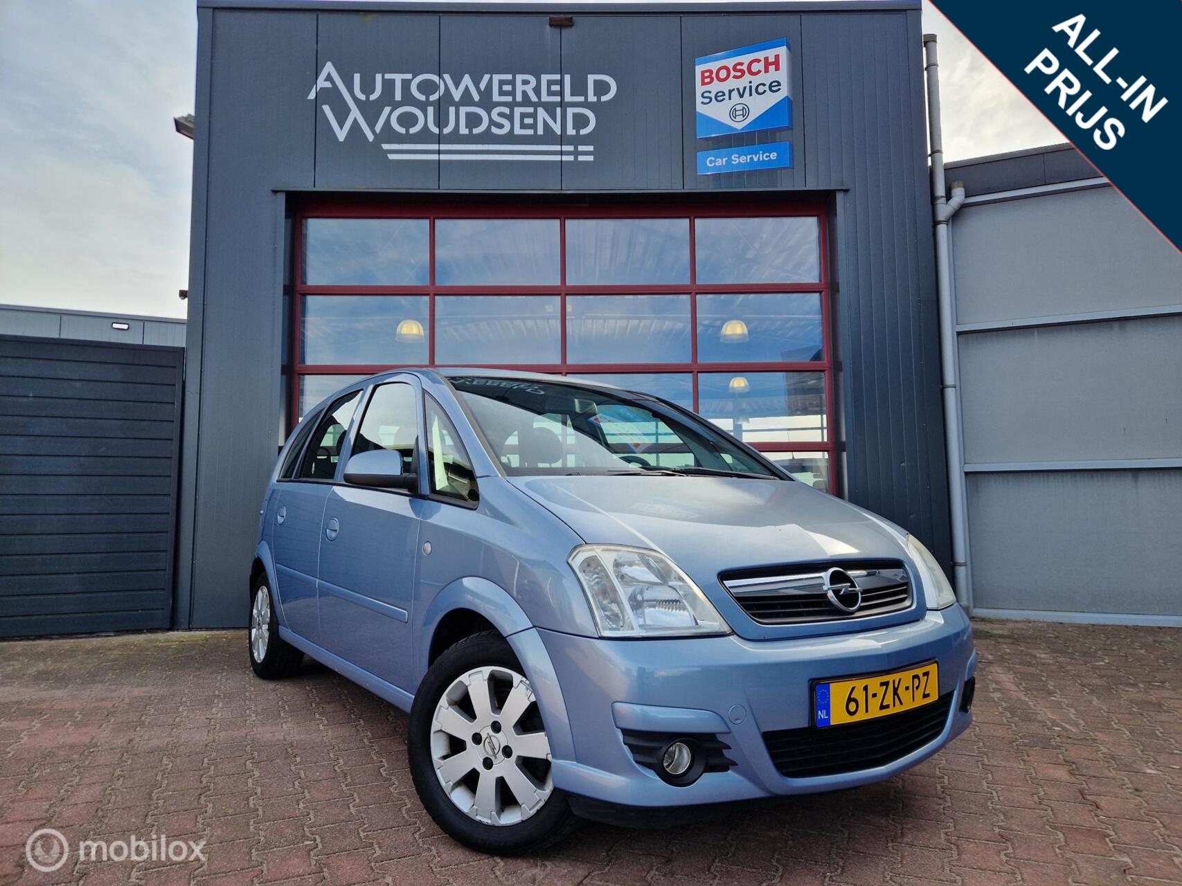 Opel Meriva-a 1.6-16V Business|APK BIJ AFL.| TREKHAAK| LMV|CDV|AIRCO| 2008 - voorkant