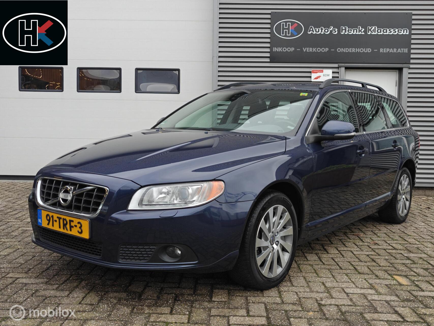 Volvo V70 1.6 T4 180pk AUTOMAAT Ltd.Ed. Volleder PDC Navi NL 2012 - voorkant