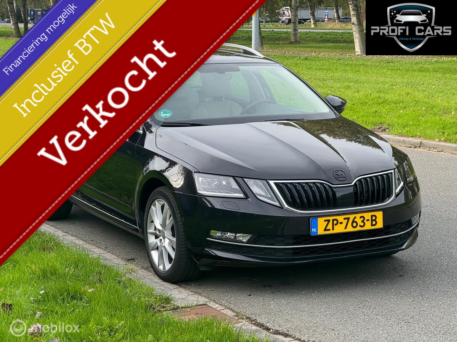 Skoda Octavia 1.5 TSI DSG BTW Navi Camera Park Assist Leer Carplay 2019 - voorkant