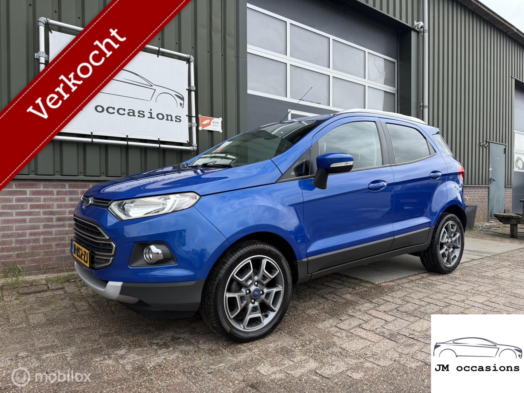 Ford Ecosport 1.0 Titanium|Clima|Cruise|Leder|Distributie nieuw| 2016 - voorkant