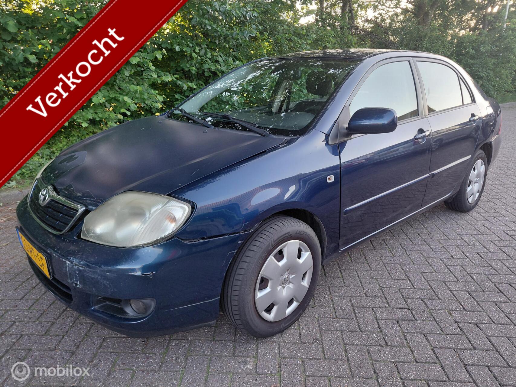 Toyota Toyota Corolla 1.6 VVT-i Linea Sol Airco climatronic Cruise. 2005 - voorkant