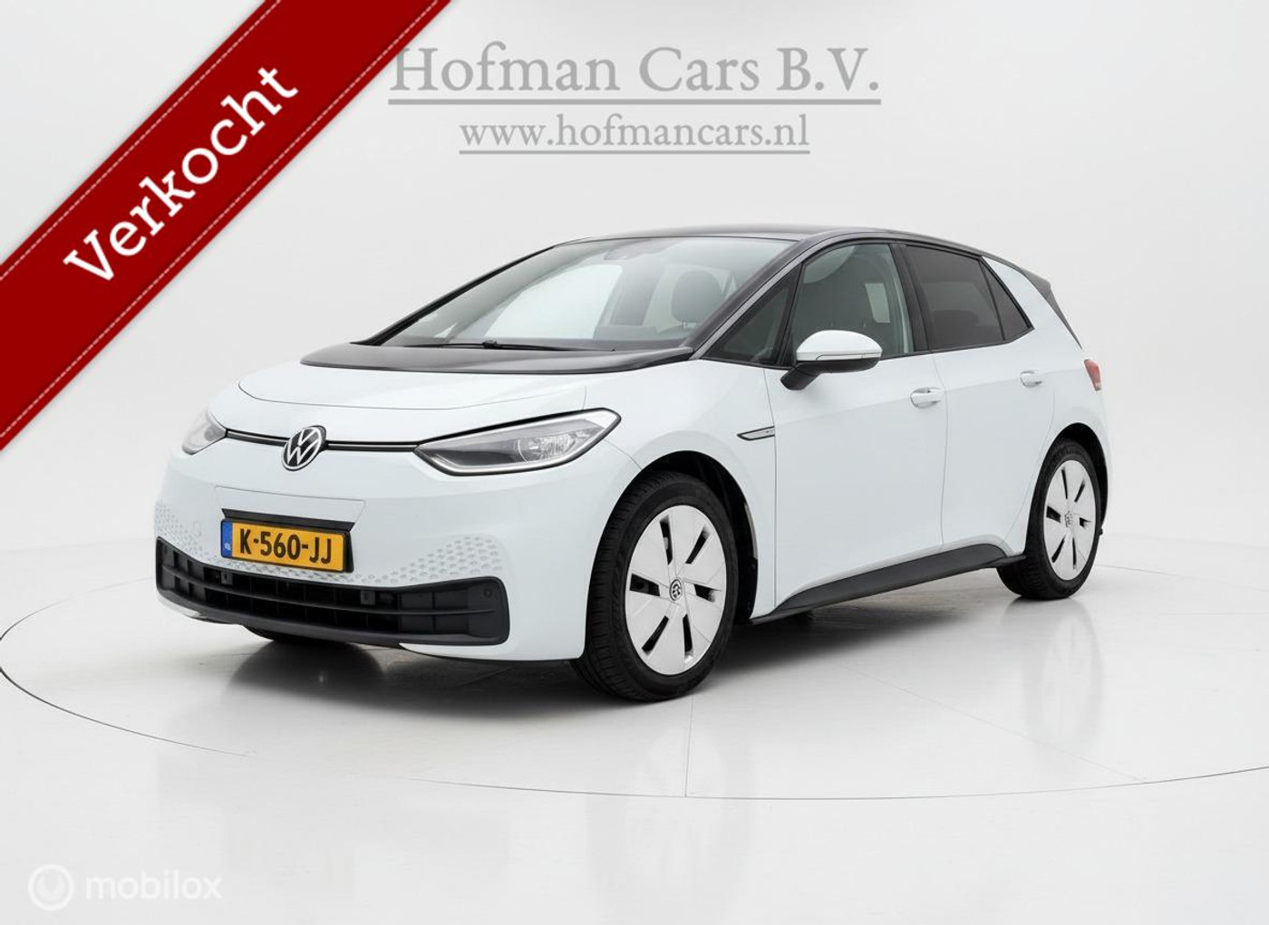Volkswagen Id.3 Pro 150 KW Life 58 kWh | SOH 92% | Nieuwe APK | Camera | Stoelverwarming | 87.000 KM | 6 Mnd Garantie 2020 - voorkant