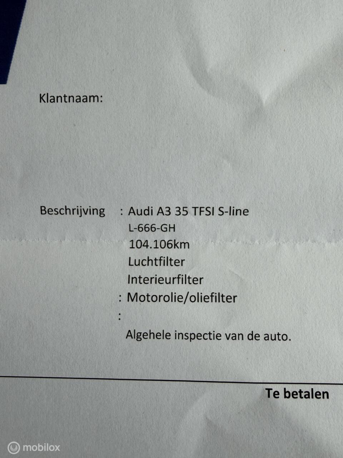 Foto van Audi A3 Sportback