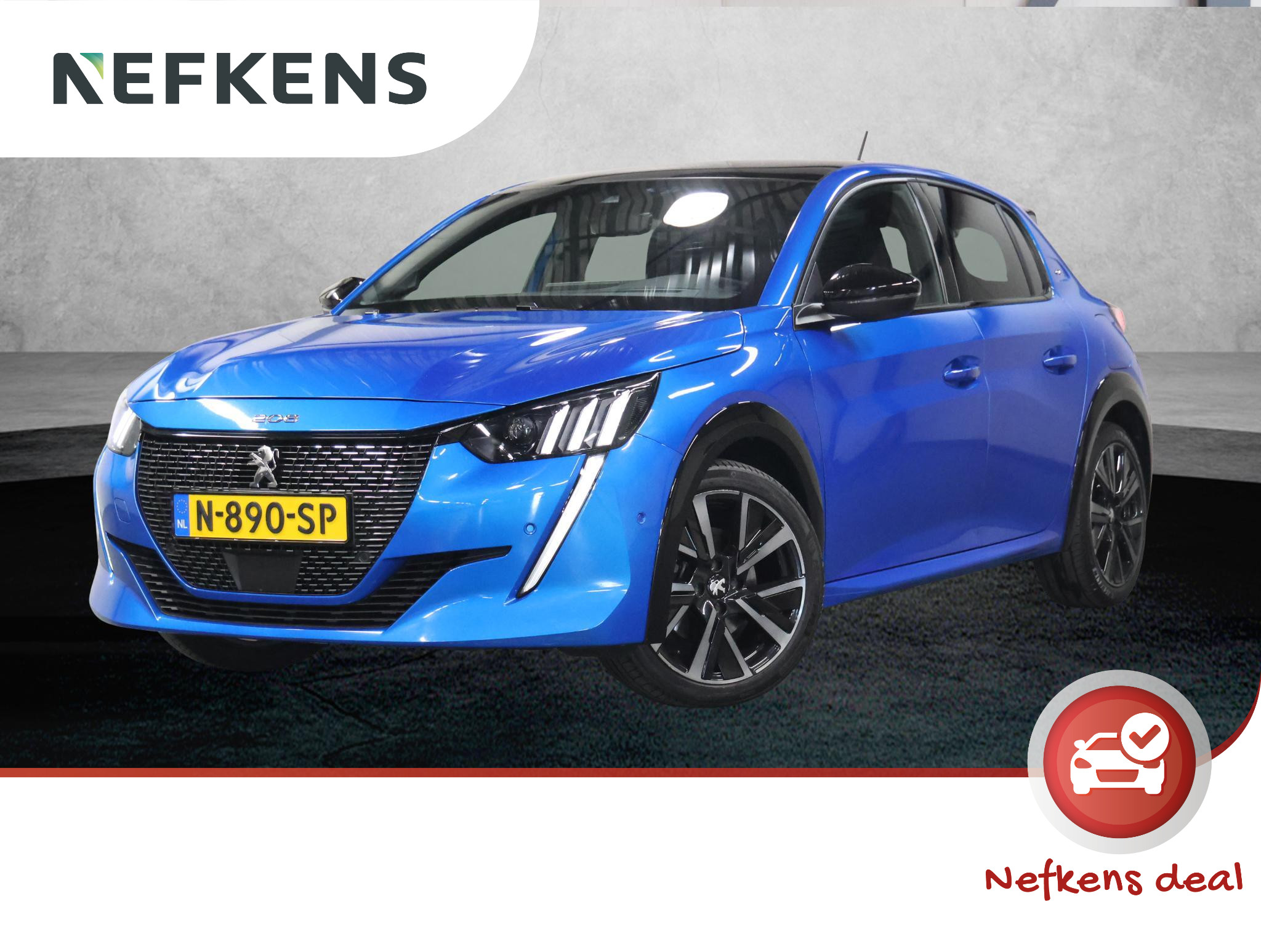 Peugeot 208 1.2 100PK GT Pack 2022 - voorkant