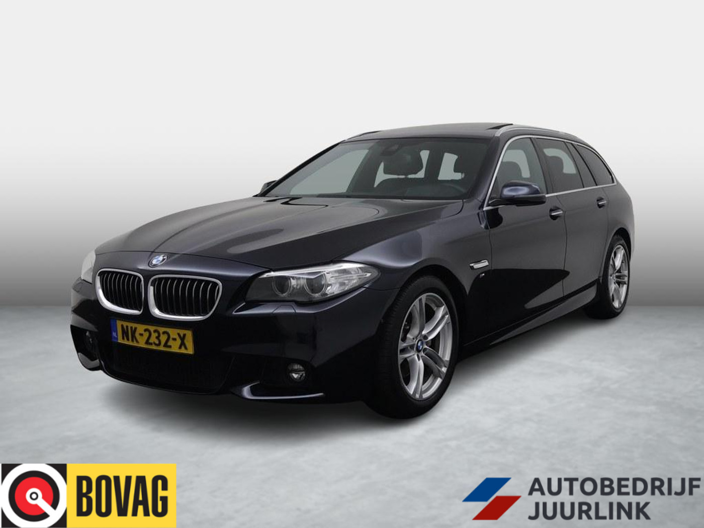 BMW 520i 520i Aut. M-Pakket Pano/Trekhaak/Camera/Leder/Nav/ 2017 - voorkant