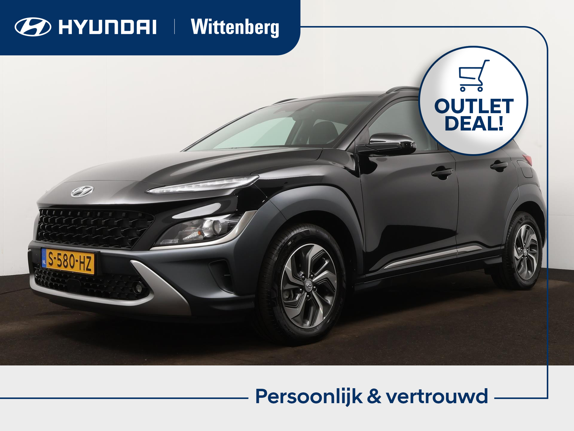 Hyundai Kona 1.6 GDI HEV FASHION 2023 - voorkant