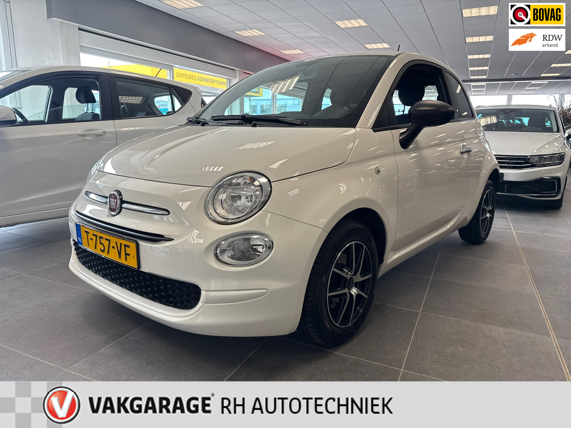 Fiat 500 1.0 Hybrid Cult 2021 - voorkant