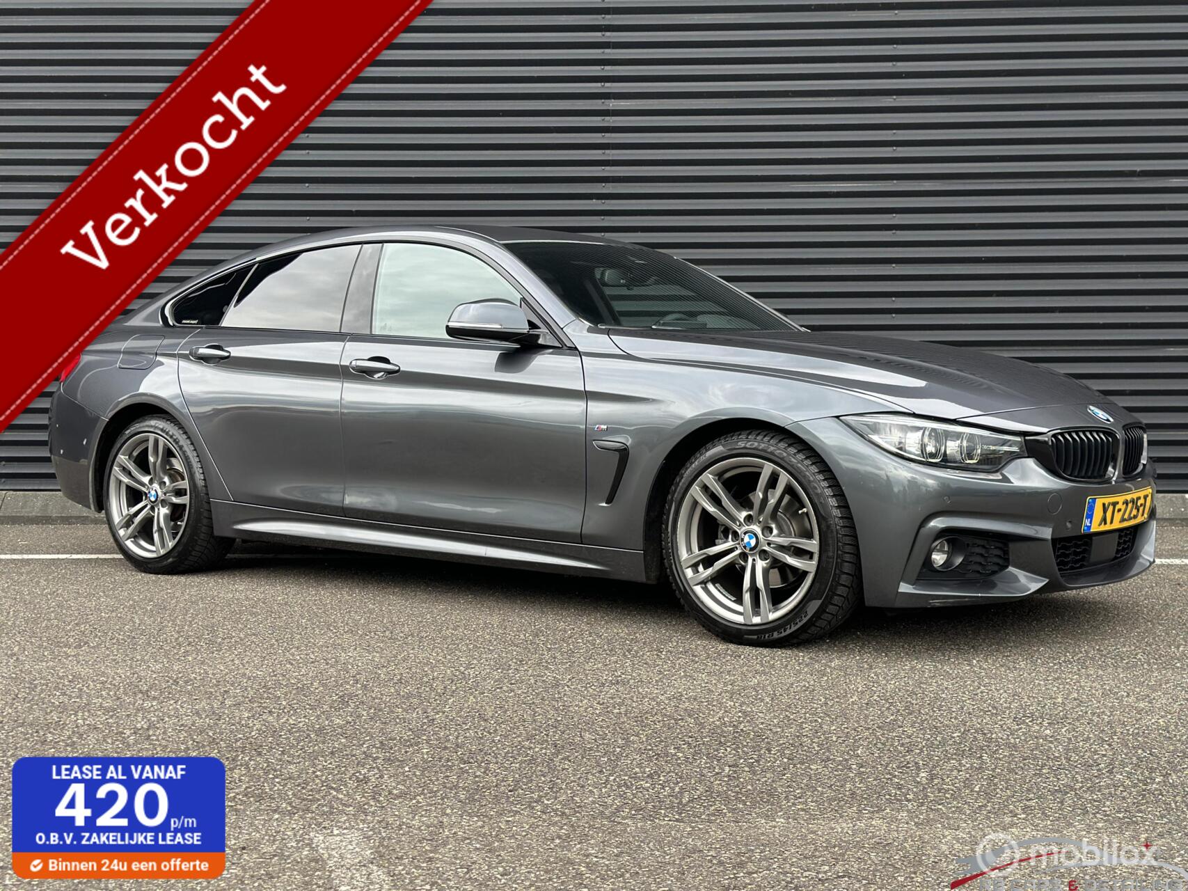 BMW 4-serie Gran Coupé 420i High Executive Edition, M Sport 2019 - voorkant