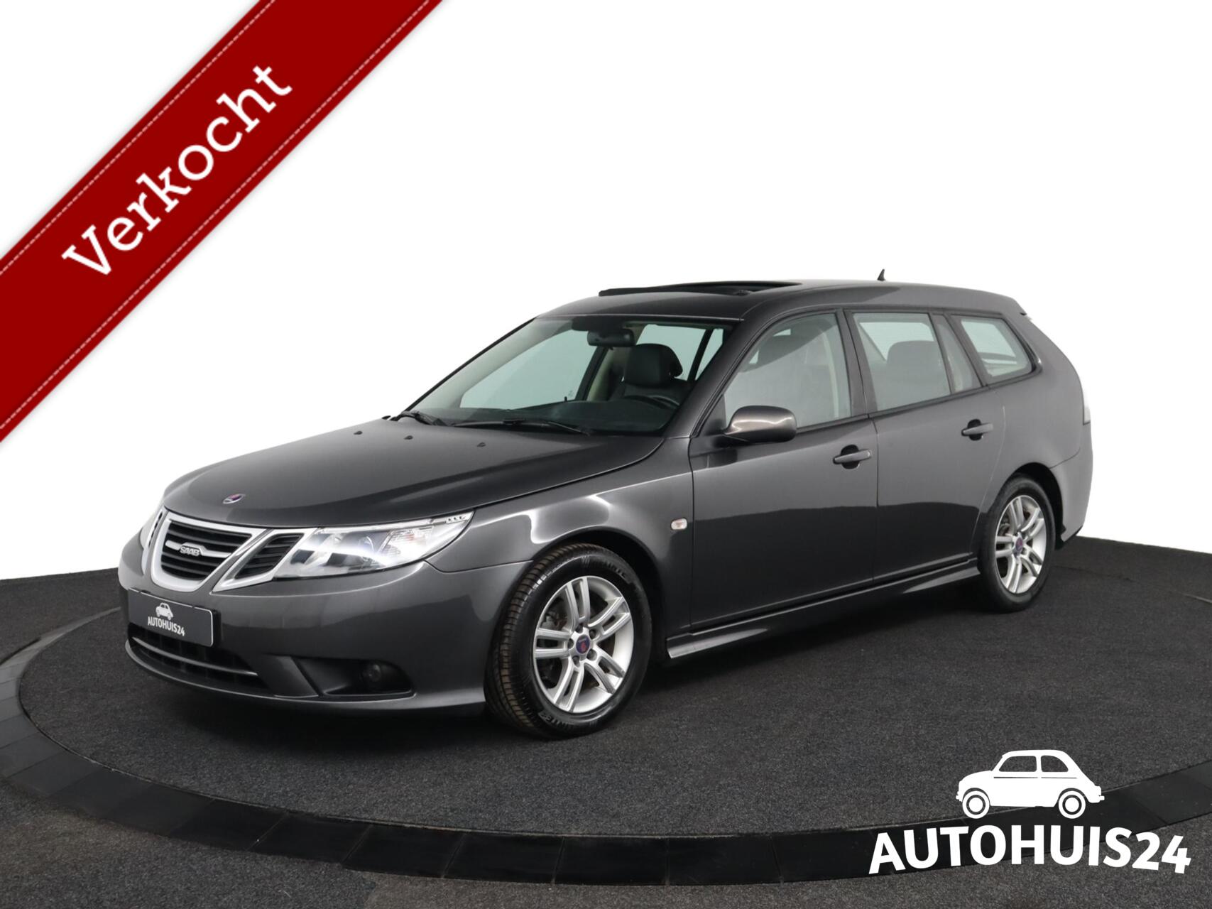 Saab Saab 9-3 1.8t Linear TX-Pack 2010 SCHUIFDAK LEDER PDC 6-BAK 2010 - voorkant