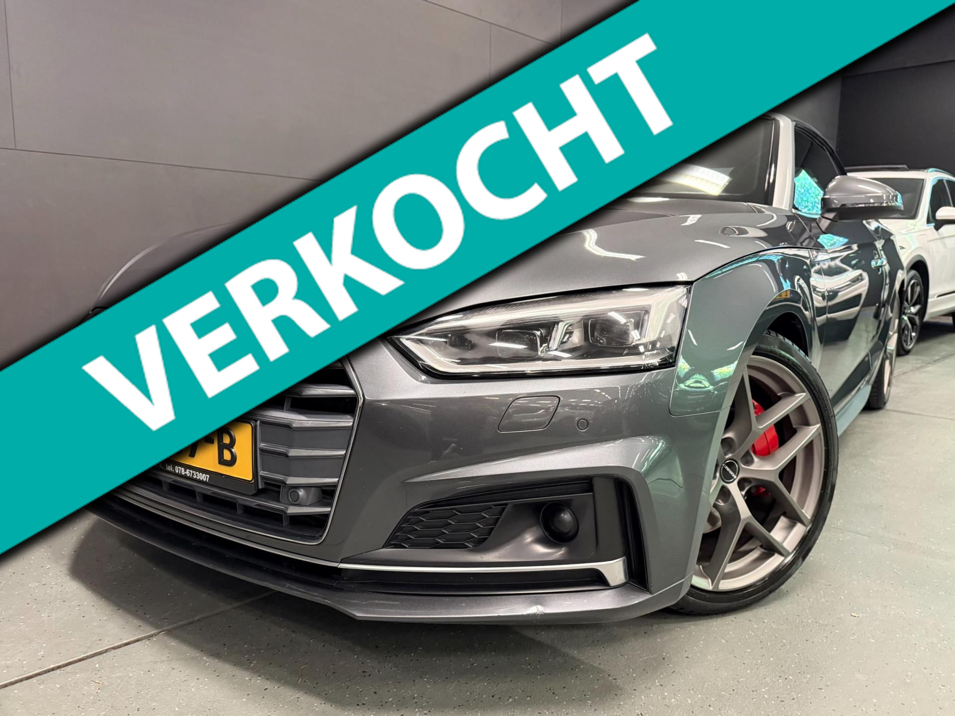 Audi A5 Cabriolet 45 TFSI quattro Sport 3XS-LINE V-COCKPIT/DAB/CARPLAY/NAVI/CAM/LED/// 2019 - voorkant