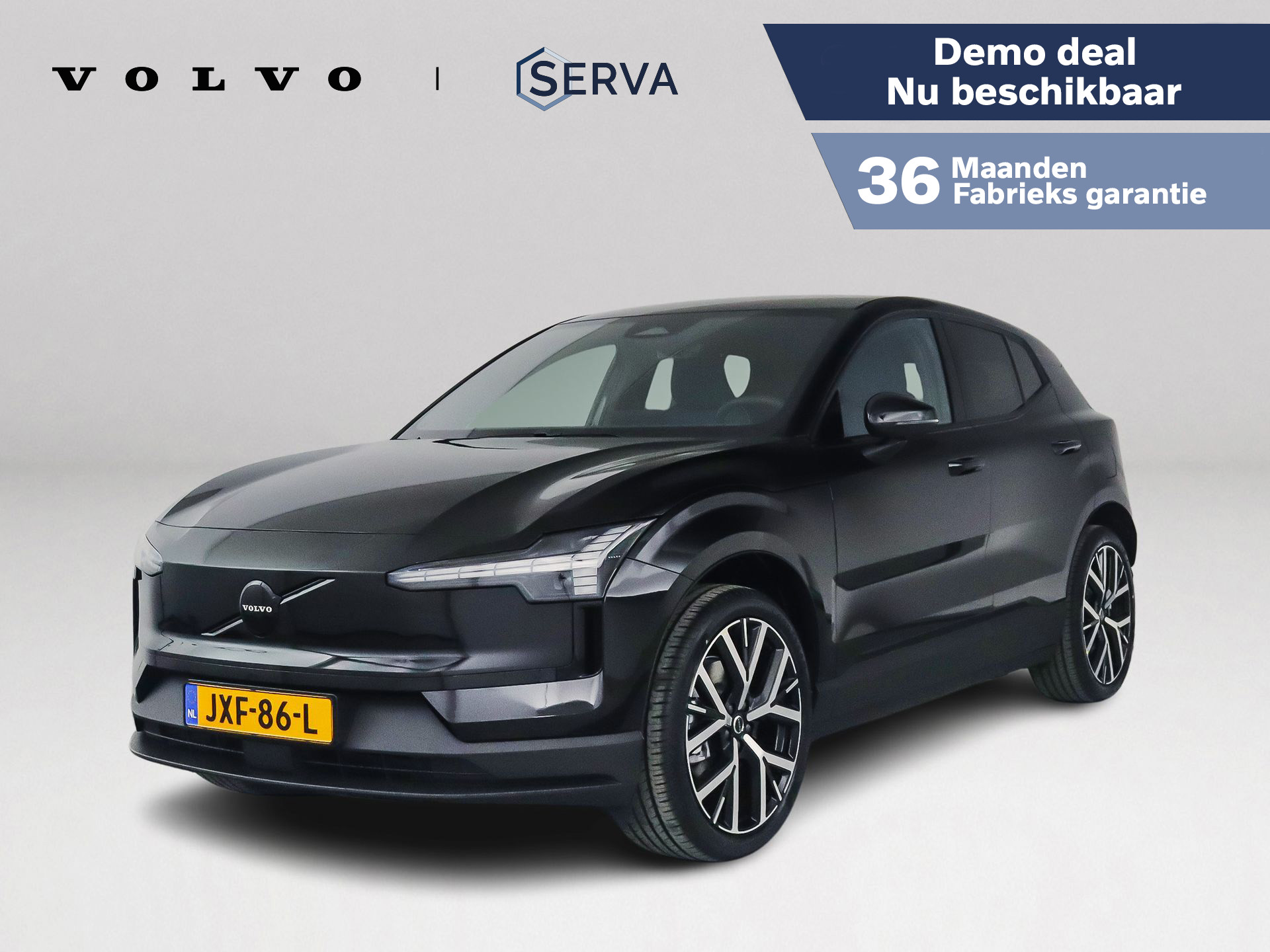Volvo Ex30 Single Motor Extended Range Plus Europa Black Edition 69 kWh | Parkeercamera | Harman Kardon | Stoel- en Stuurverwarming | 20'' velgen 2026 - voorkant