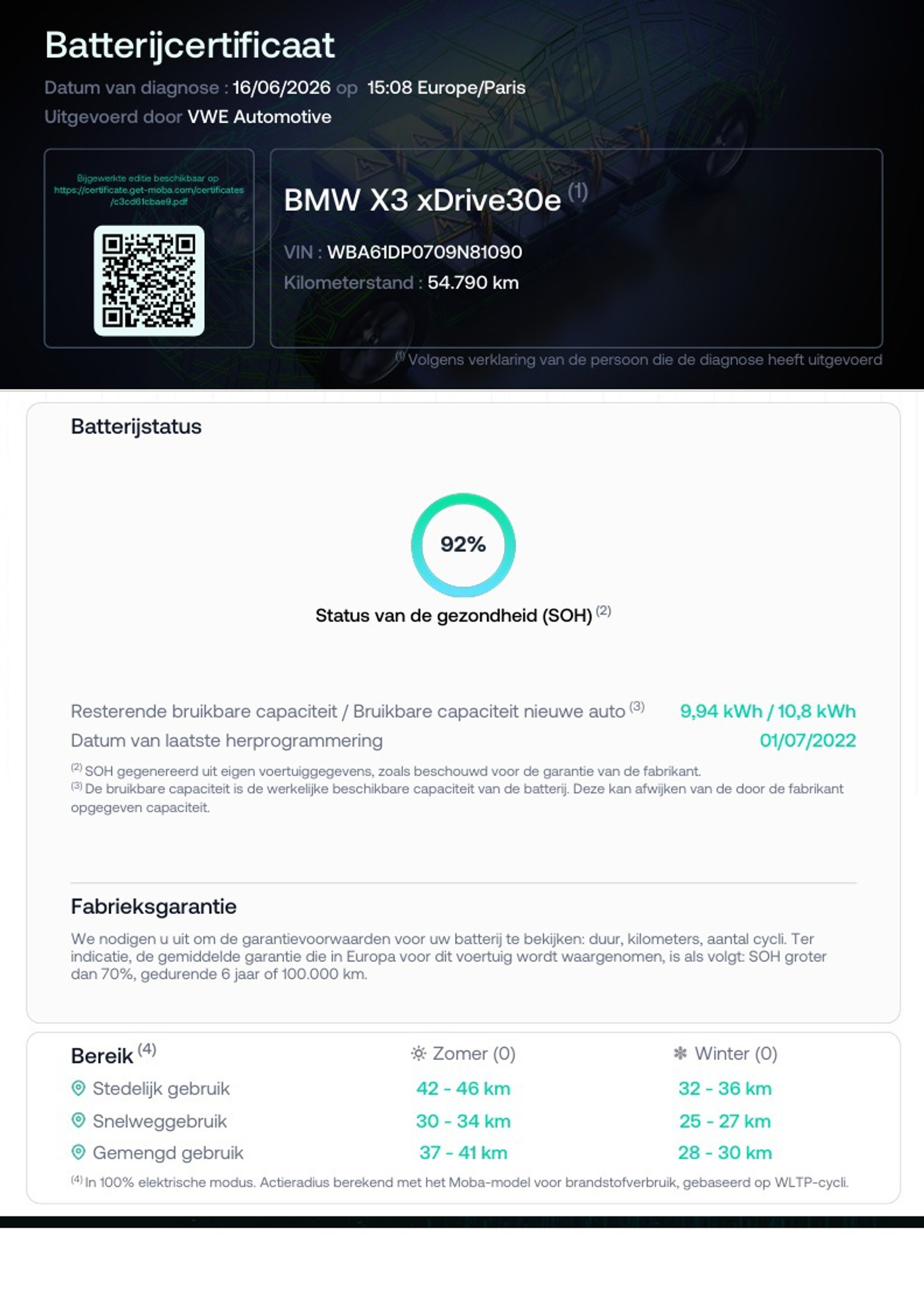 Foto van BMW X3 Xdrive30e