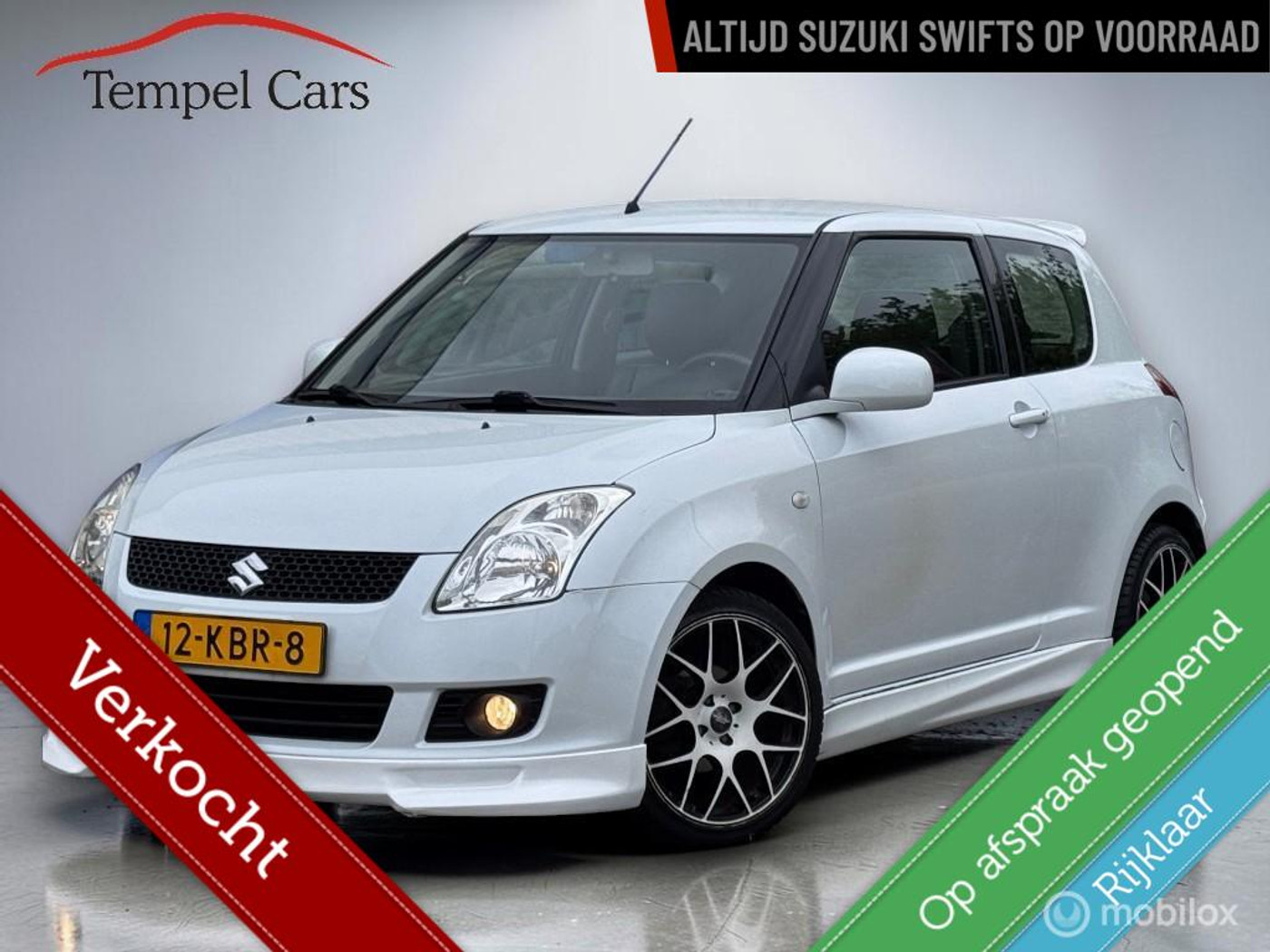 Suzuki Swift 1.5 Exclusive|Automaat|Sportpakket|Touchscreen 2009 - voorkant