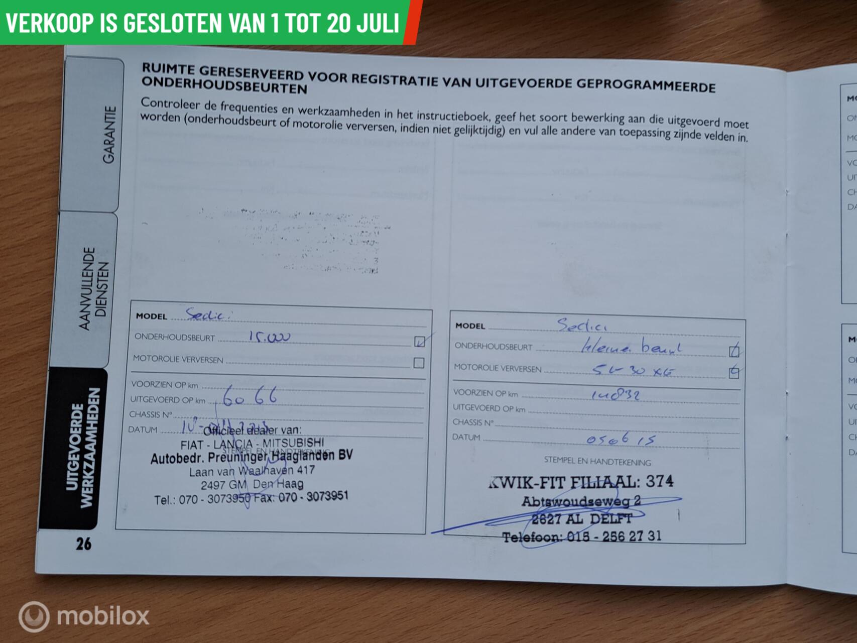 Foto van Fiat Fiat Sedici