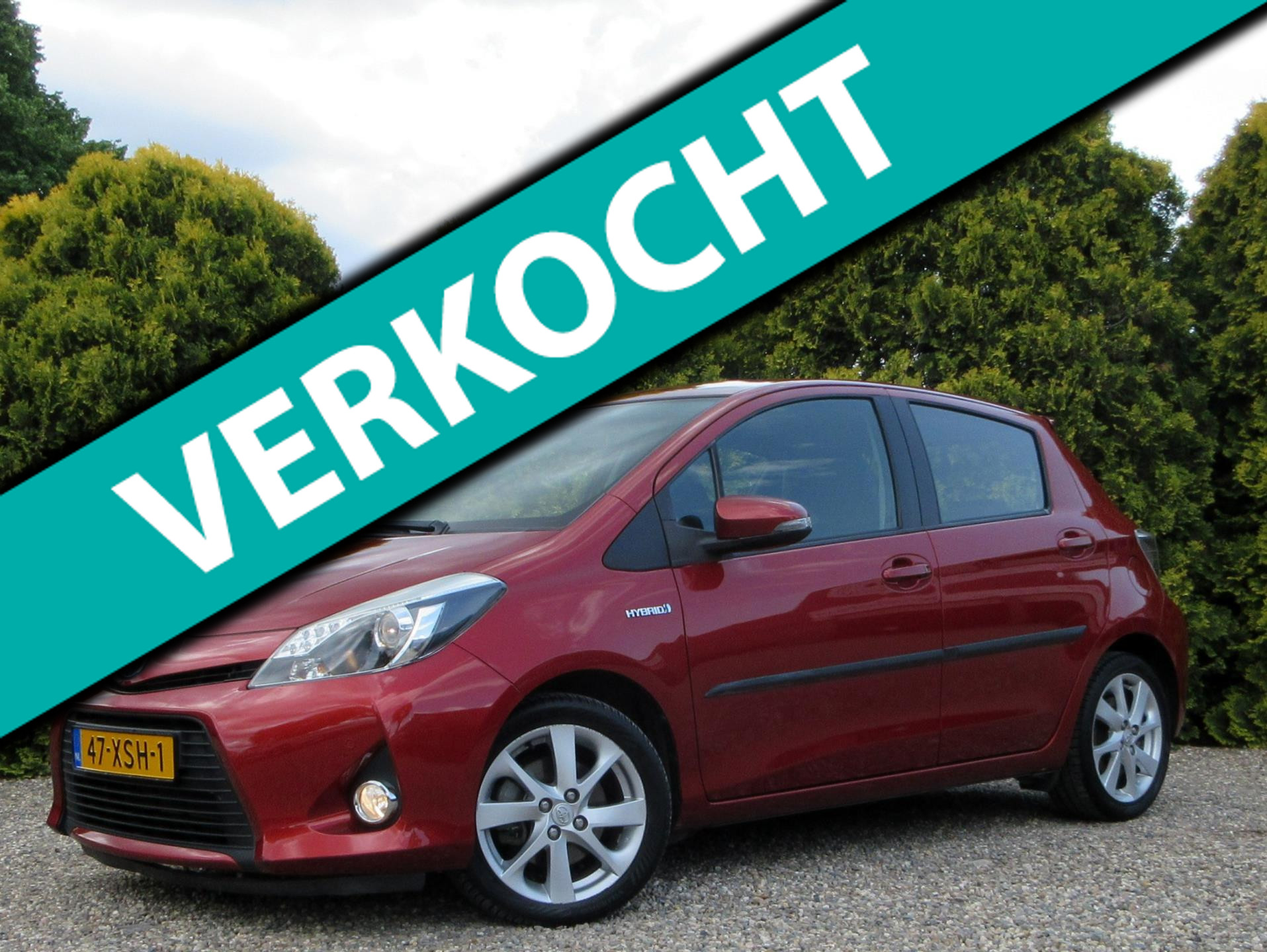 Toyota Toyota Yaris Hybrid 1.5 Full Hybrid Dynamic *ECC*Trekhaak* 2012 - voorkant