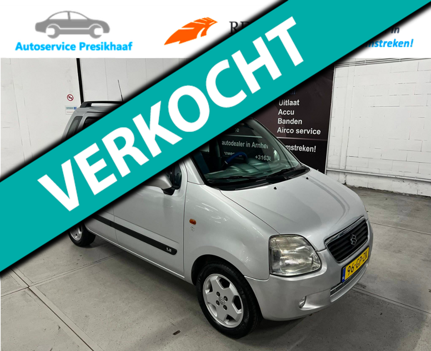 Suzuki Wagon R 1.3 GL Automaat AIRCO / NAP / TREKHAAK 2001 - voorkant