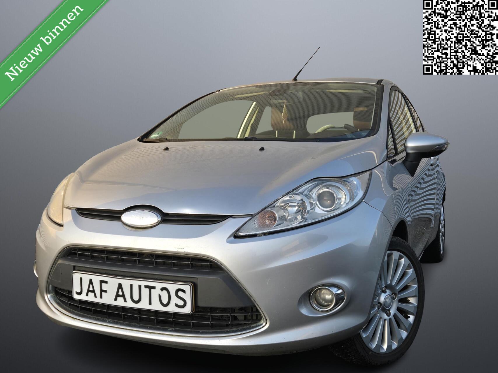 Ford Fiesta 1.4 Airco❄️ Cruise Leder✅️ 1ste eigenaar APK! 2009 - voorkant