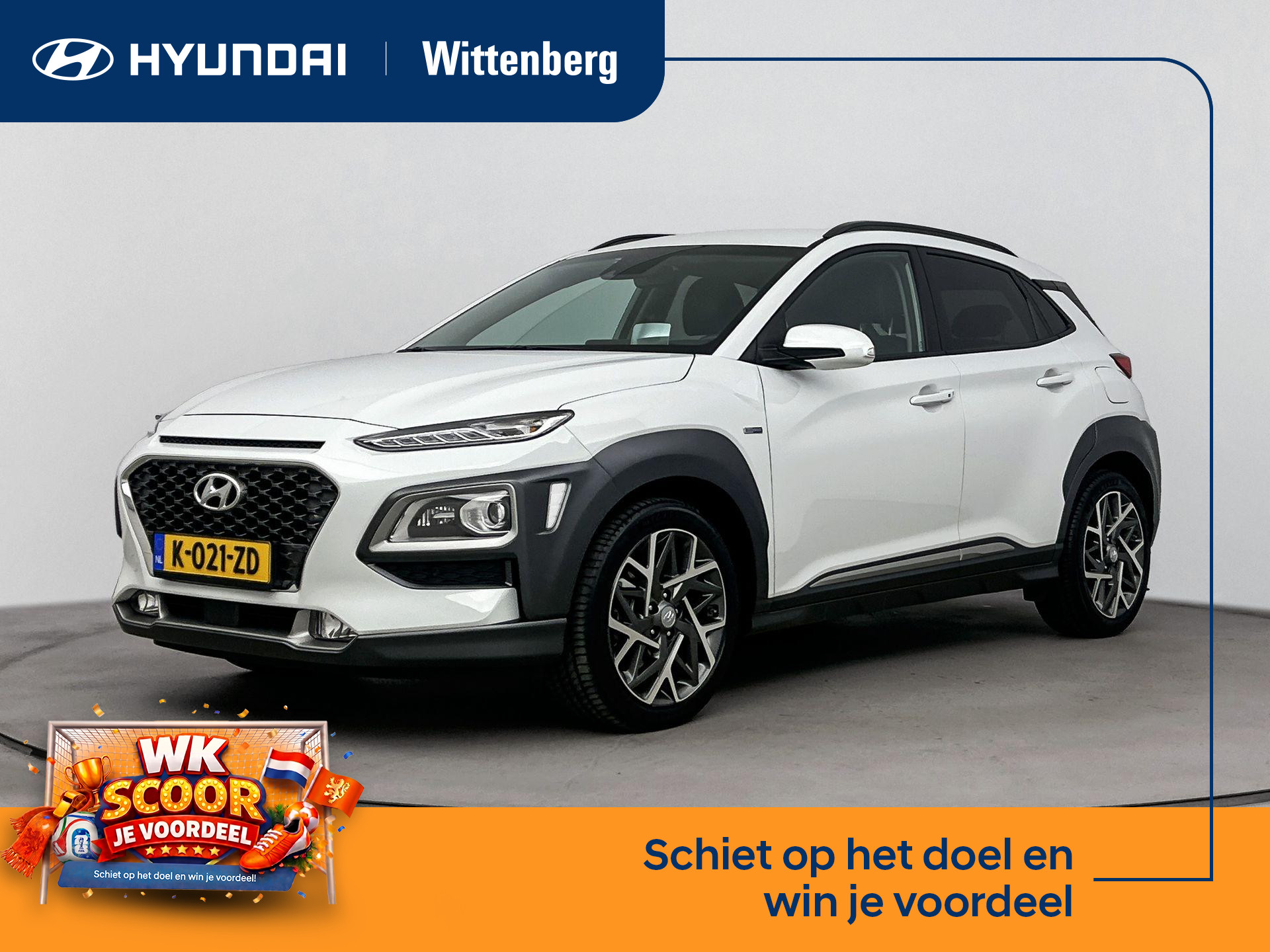Hyundai Kona 1.6 GDI HEV Premium 2021 - voorkant