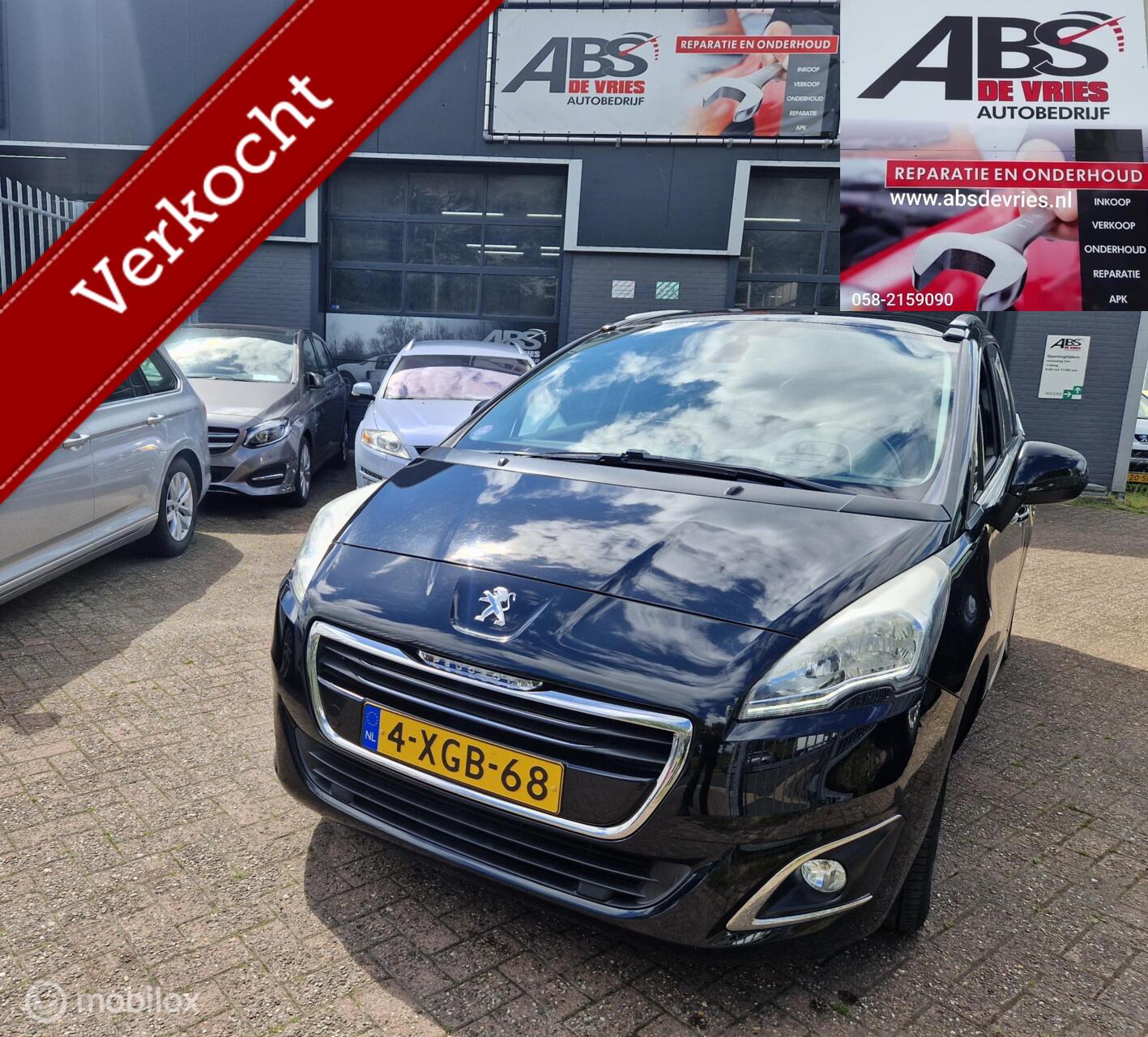 Peugeot 5008 1.6 THP Allure 7p AIRCO CR CONTR APK JULI 2027 2014 - voorkant
