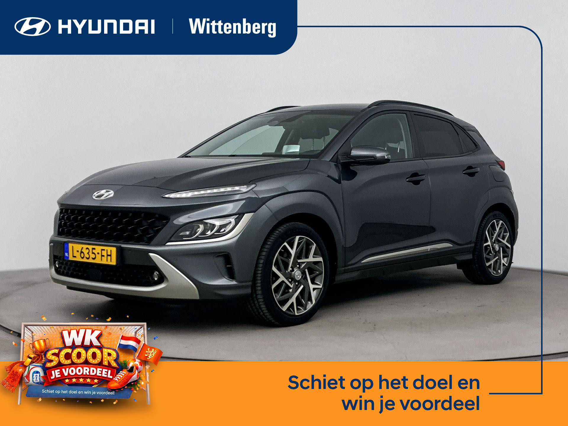 Hyundai Kona 1.6 GDI HEV PREMIUM 2021 - voorkant