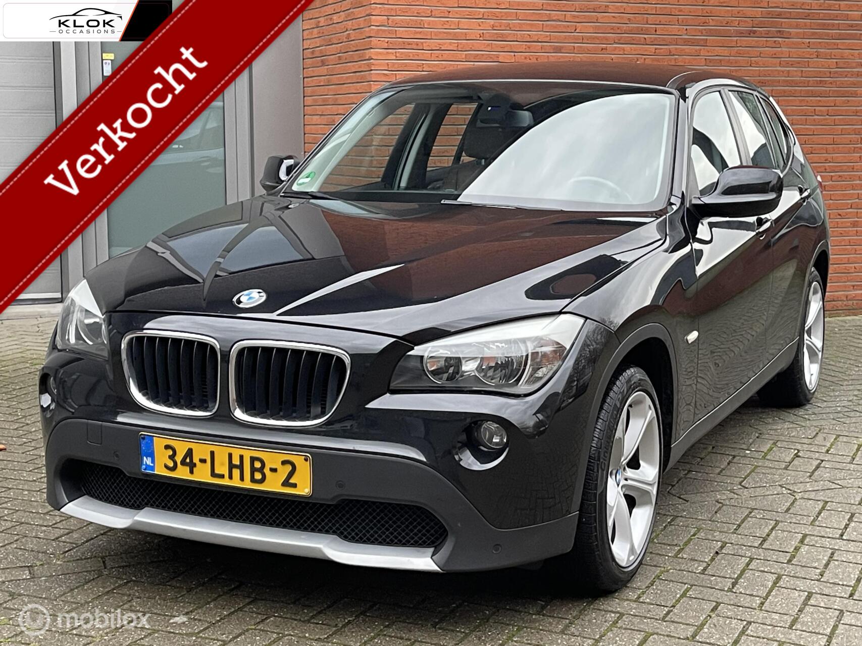 BMW X1 sDrive 18i sDrive18i Executive Clima Cruise Navi Leer Trekhaak 2010 - voorkant