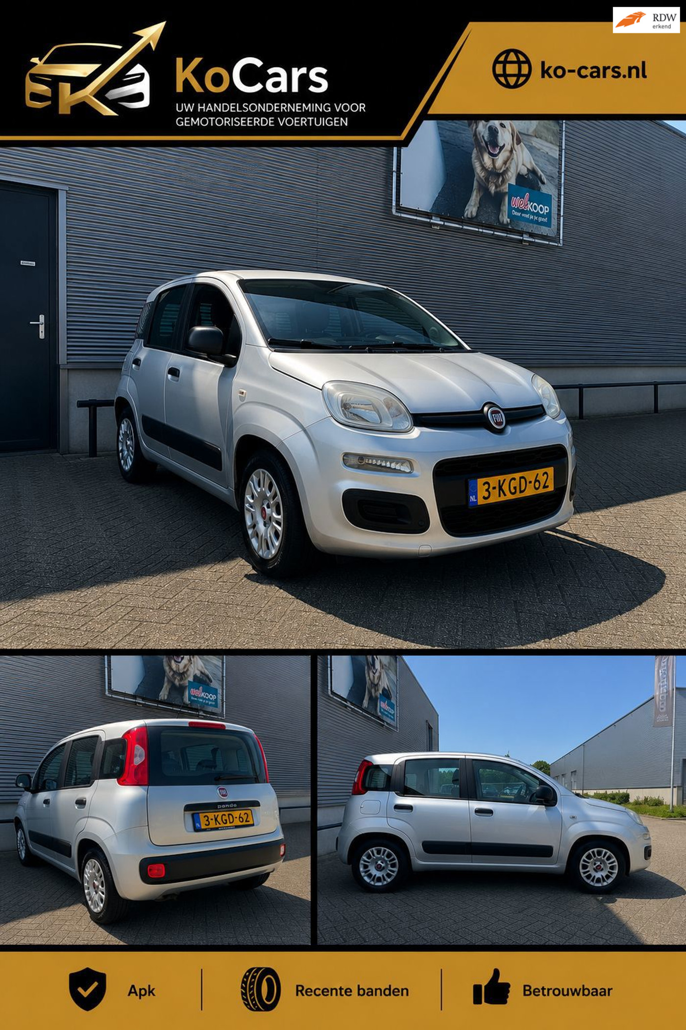 Fiat Panda 0.9 TwinAir Pop 2013 - voorkant
