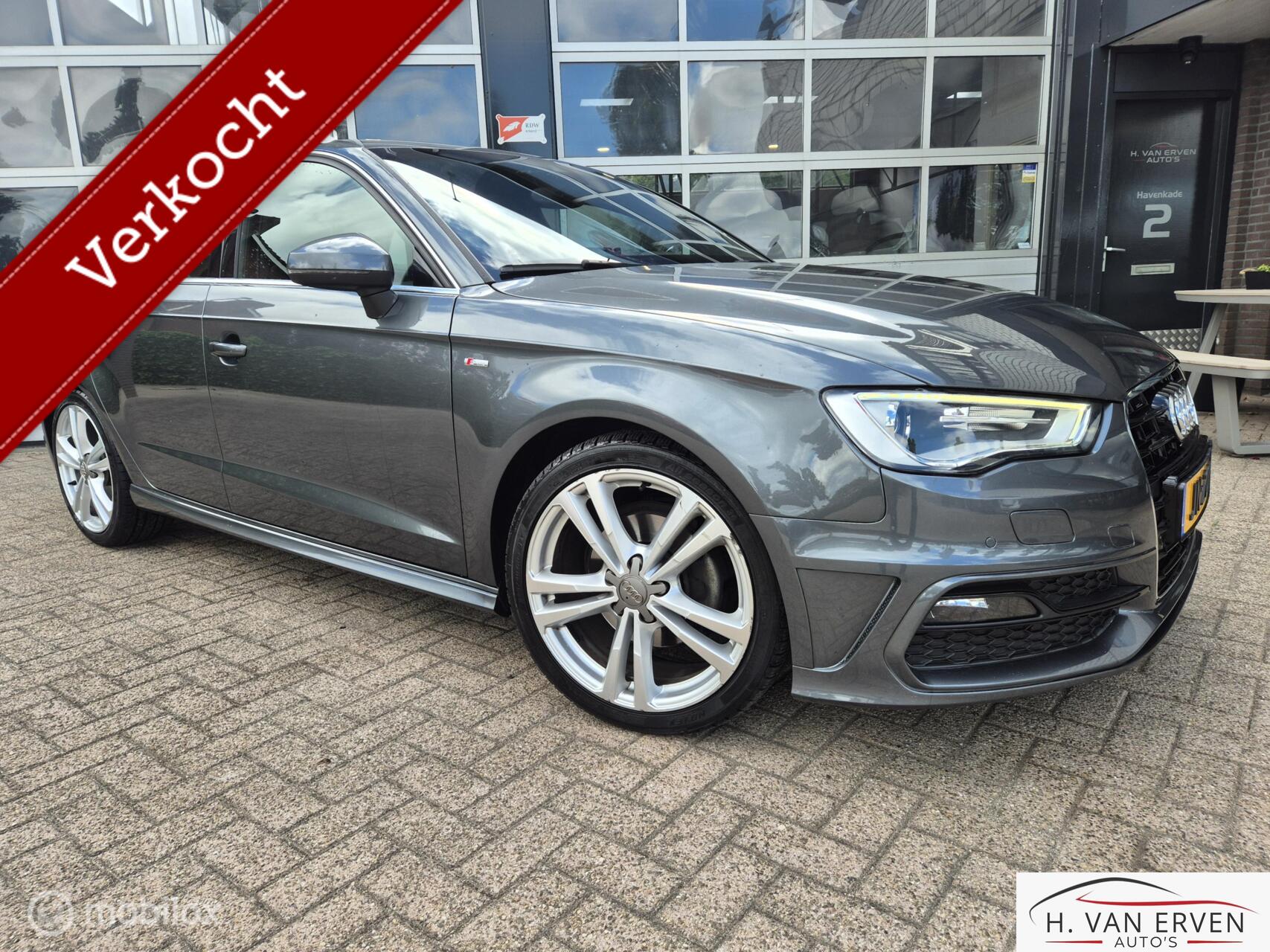 Audi A3 Sportback 1.4 TFSI DUBBELE S-LINE XENON PDC LED 2014 - voorkant
